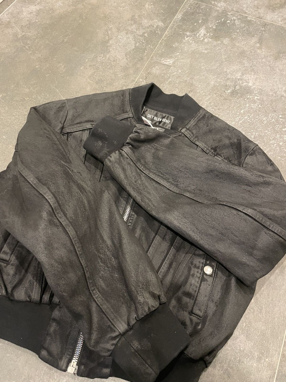 Other Det Blev Sent Waxed Locust Denim Jacket Size US M / EU 48-50 / 2 - 5 Thumbnail