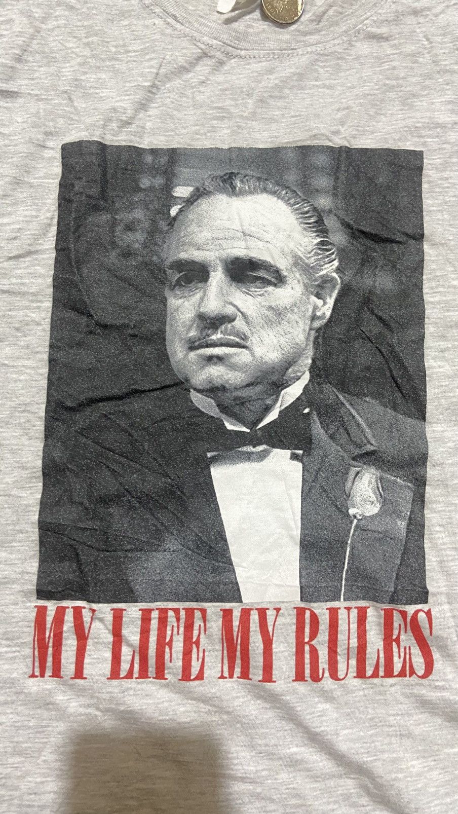Fruit Of The Loom Vintage The God Father Don Vito Corleone FOTL Tee Size US M / EU 48-50 / 2 - 3 Thumbnail