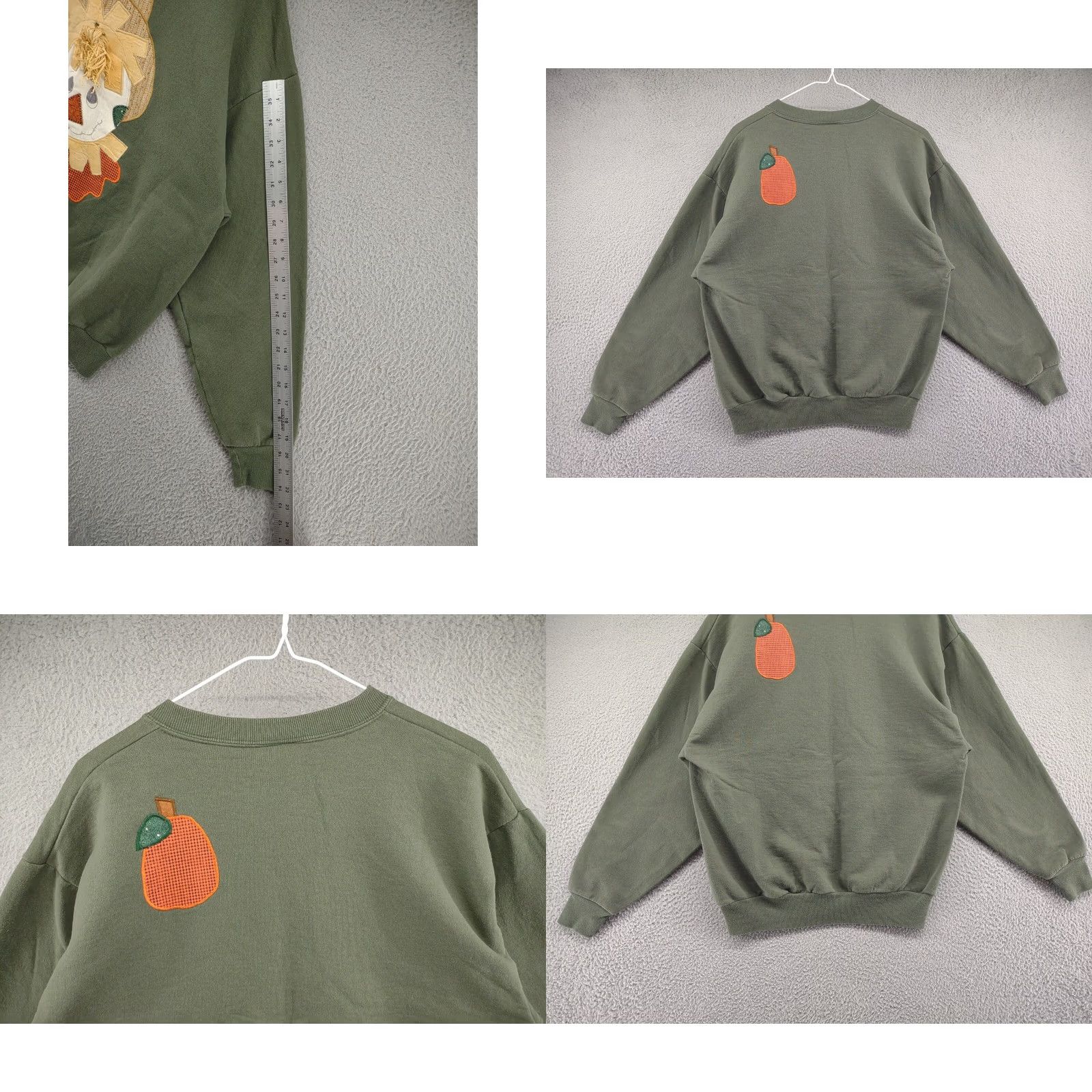 Jerzees VINTAGE Jerzees Nublend Fall Scarecrow Double-Sided Sweatshirt Women's M Size M / US 6-8 / IT 42-44 - 8 Thumbnail