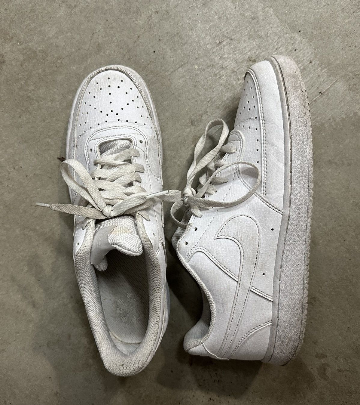 Nike Nike AF1 court vision mens white size 10 shoes Size US 10 / EU 43 - 3 Thumbnail