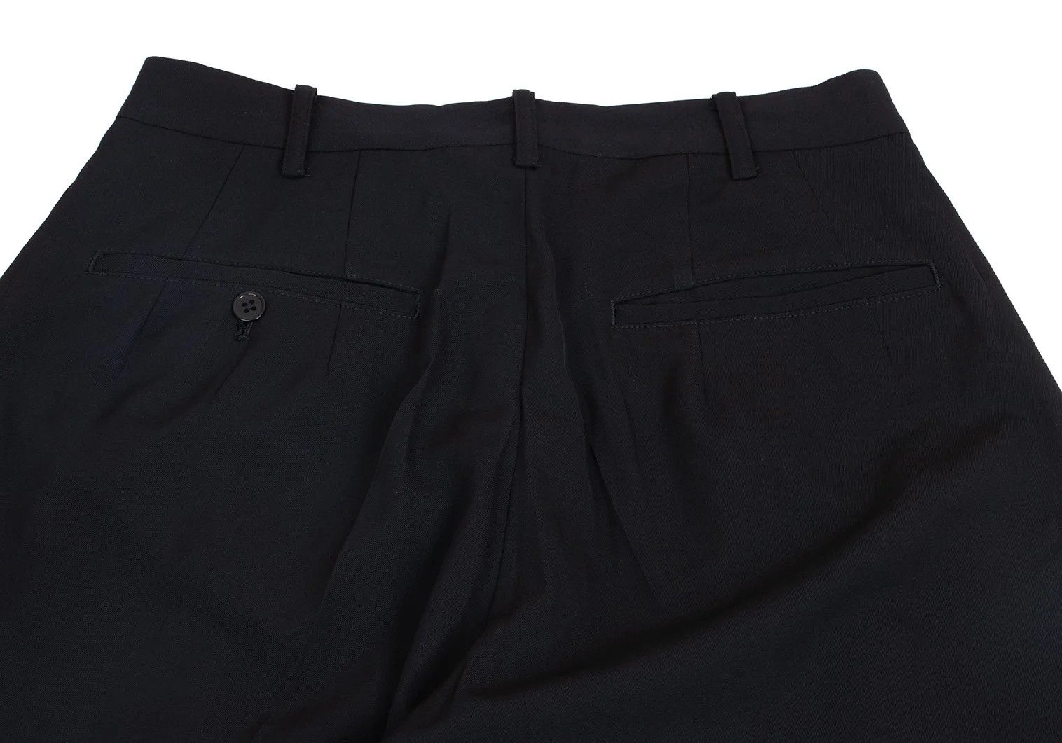 Yohji Yamamoto Yohji Yamamoto Wool Gabardine Pants Black S Size US 36 / EU 52 - 10 Thumbnail