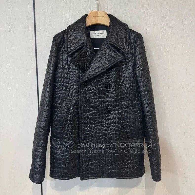 Yves Saint Laurent YSL Black Leather Jacket Size US XS / EU 42 / 0 - 1 Thumbnail