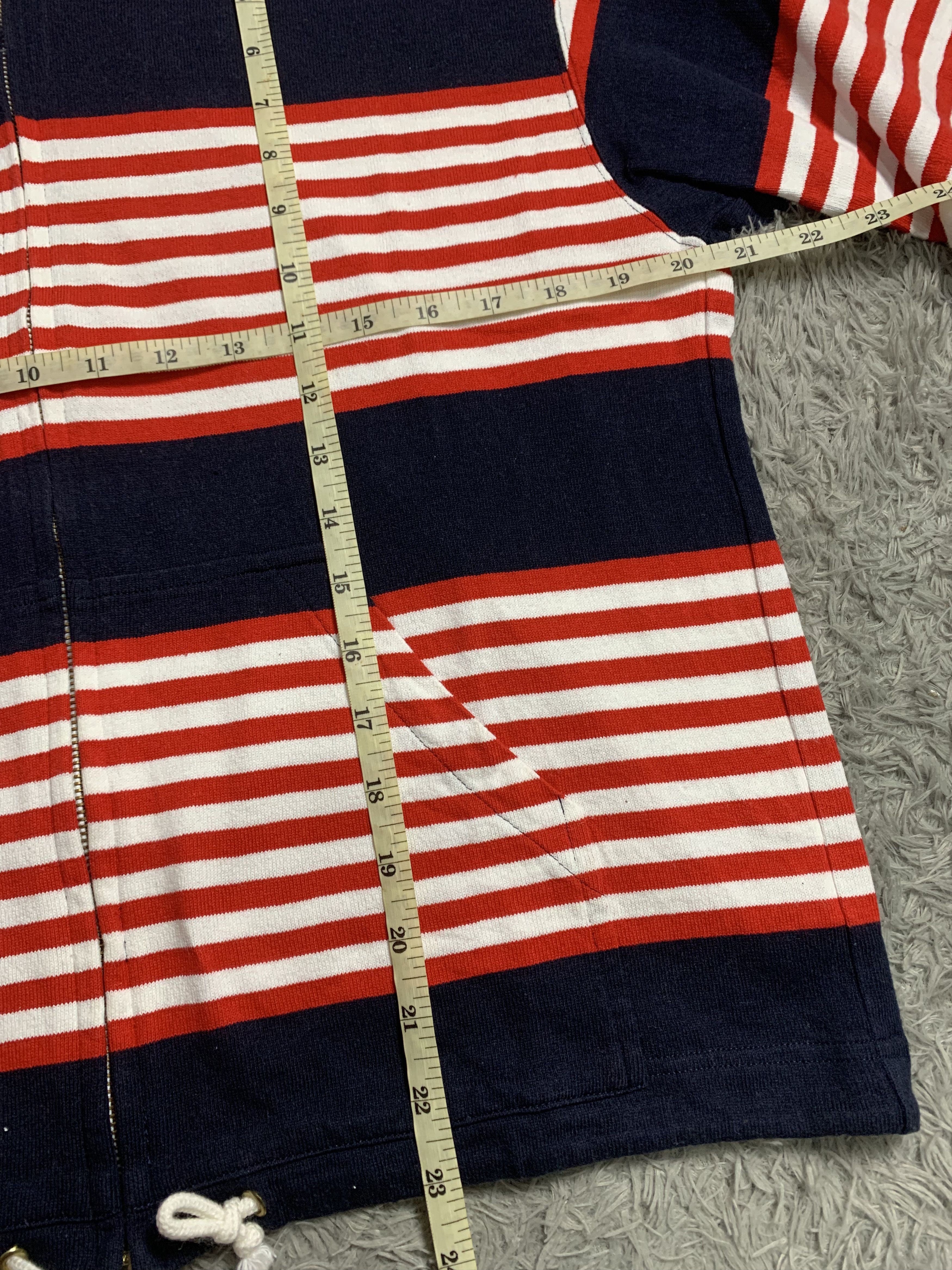 Junko Shimada Part 2 Fur Hoodie Stripes by Junko Shimada Size US M / EU 48-50 / 2 - 8 Thumbnail