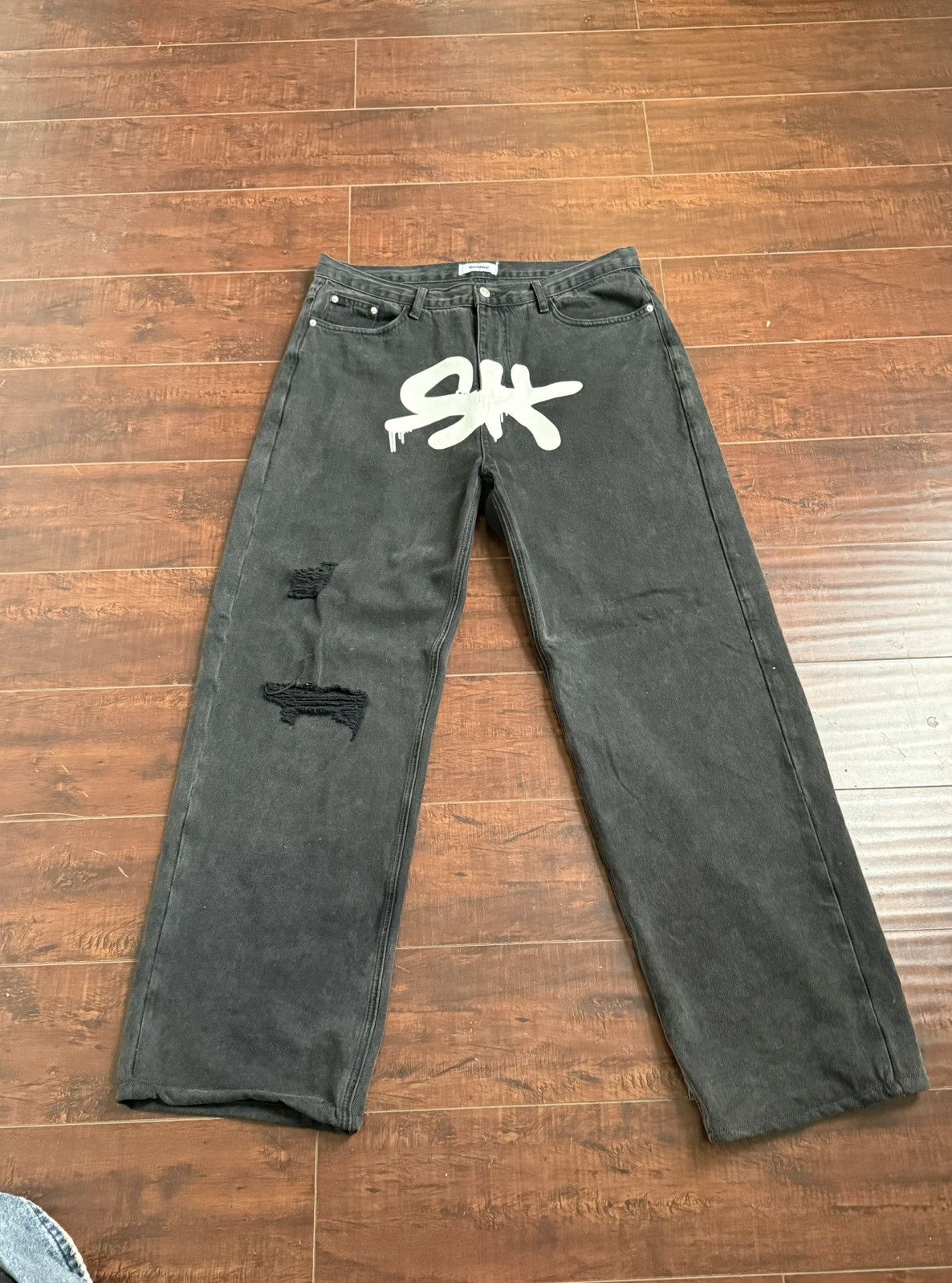 Other × Vintage Skribble denim Size US 34 / EU 50 - 1 Thumbnail