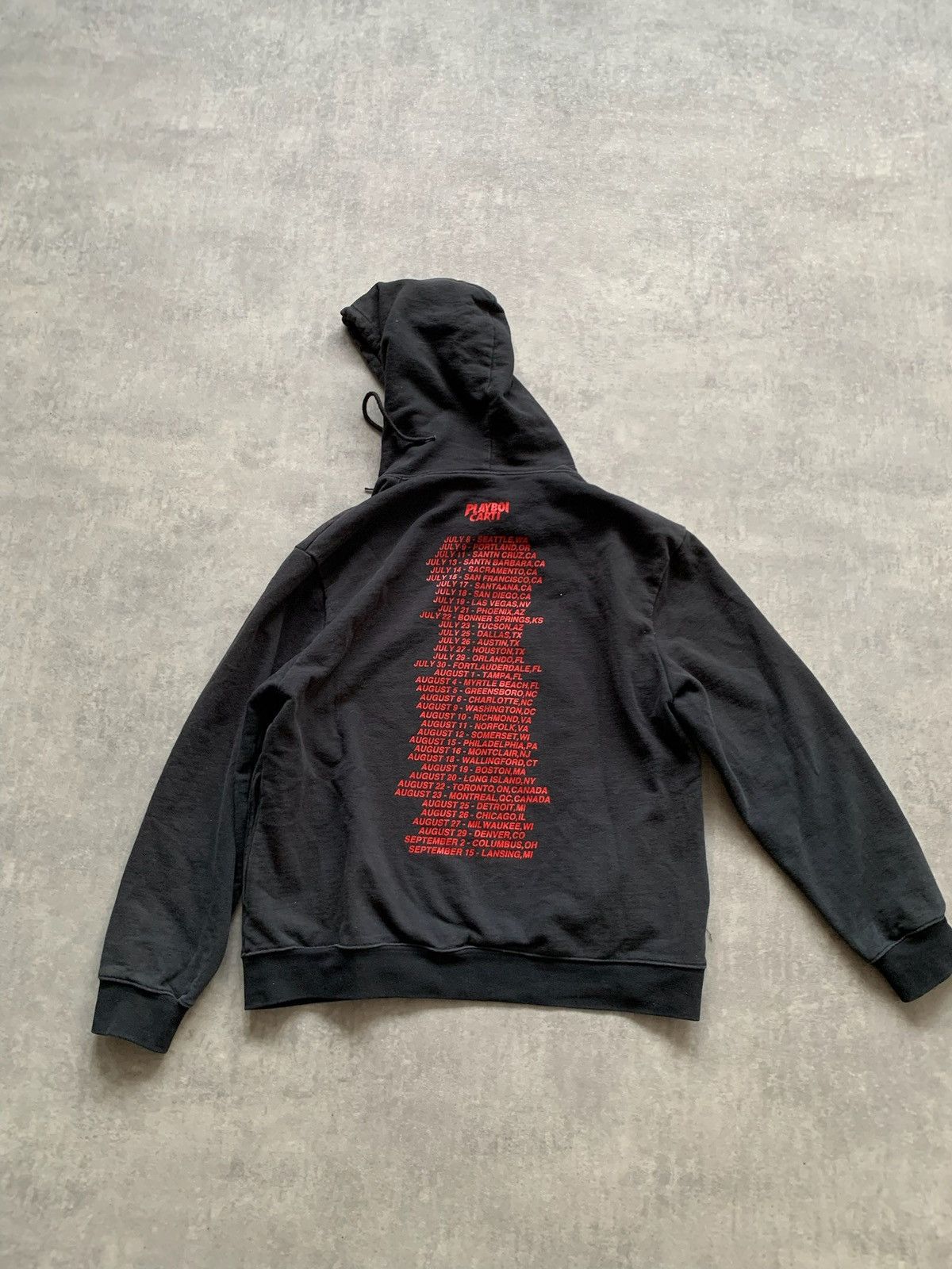 Playboi Carti × Vintage Playboi carti skull girls money hoodie black world tour Size US M / EU 48-50 / 2 - 7 Thumbnail