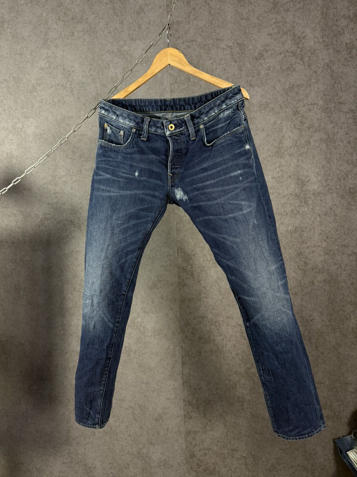G-Star G Star Raw selvedge jeans Size US 32 / EU 48 - 1 Thumbnail