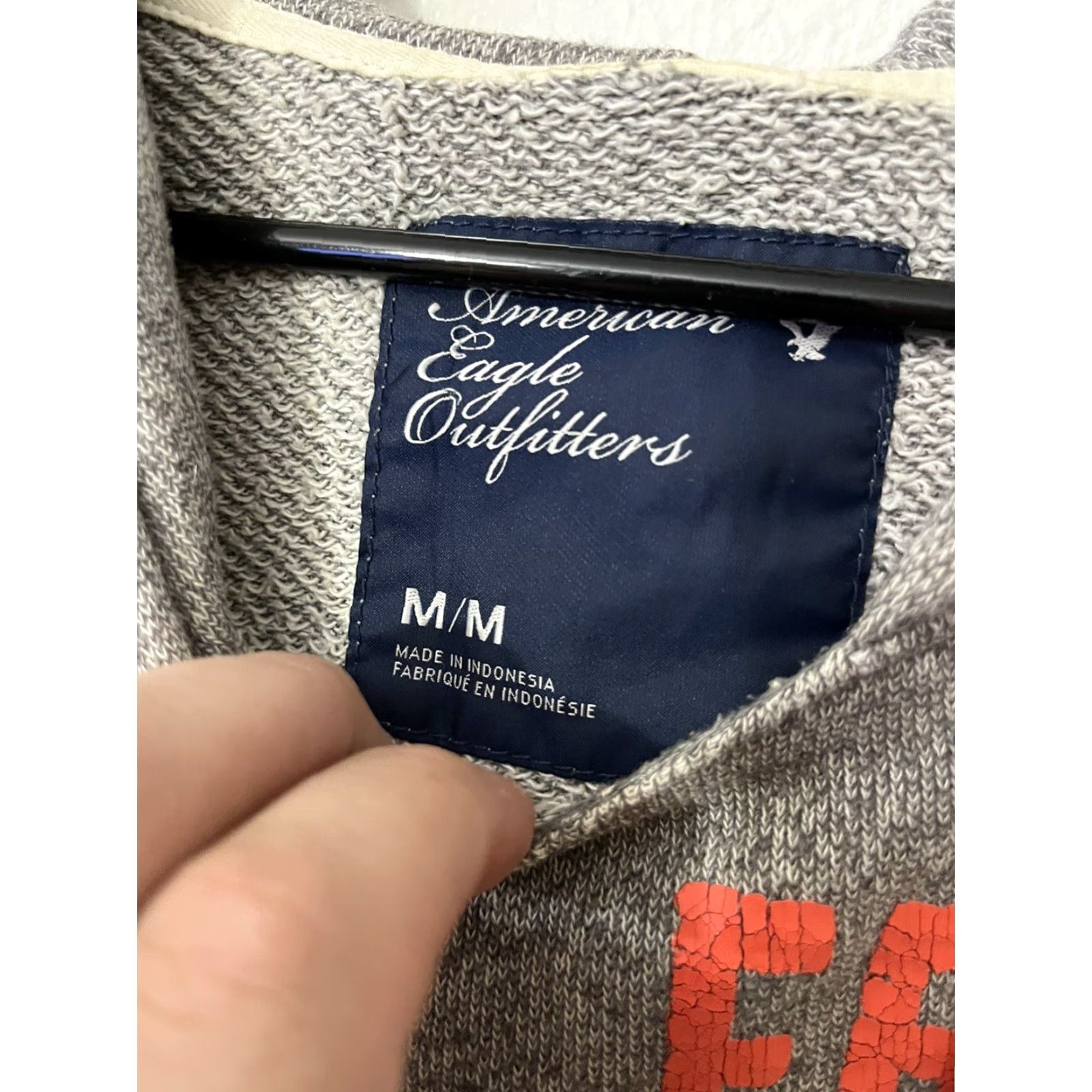 American Eagle Outfitters American Eagle Hoodie Women’s Med Grey New York AE San Fran Wonders Size M / US 6-8 / IT 42-44 - 4 Thumbnail