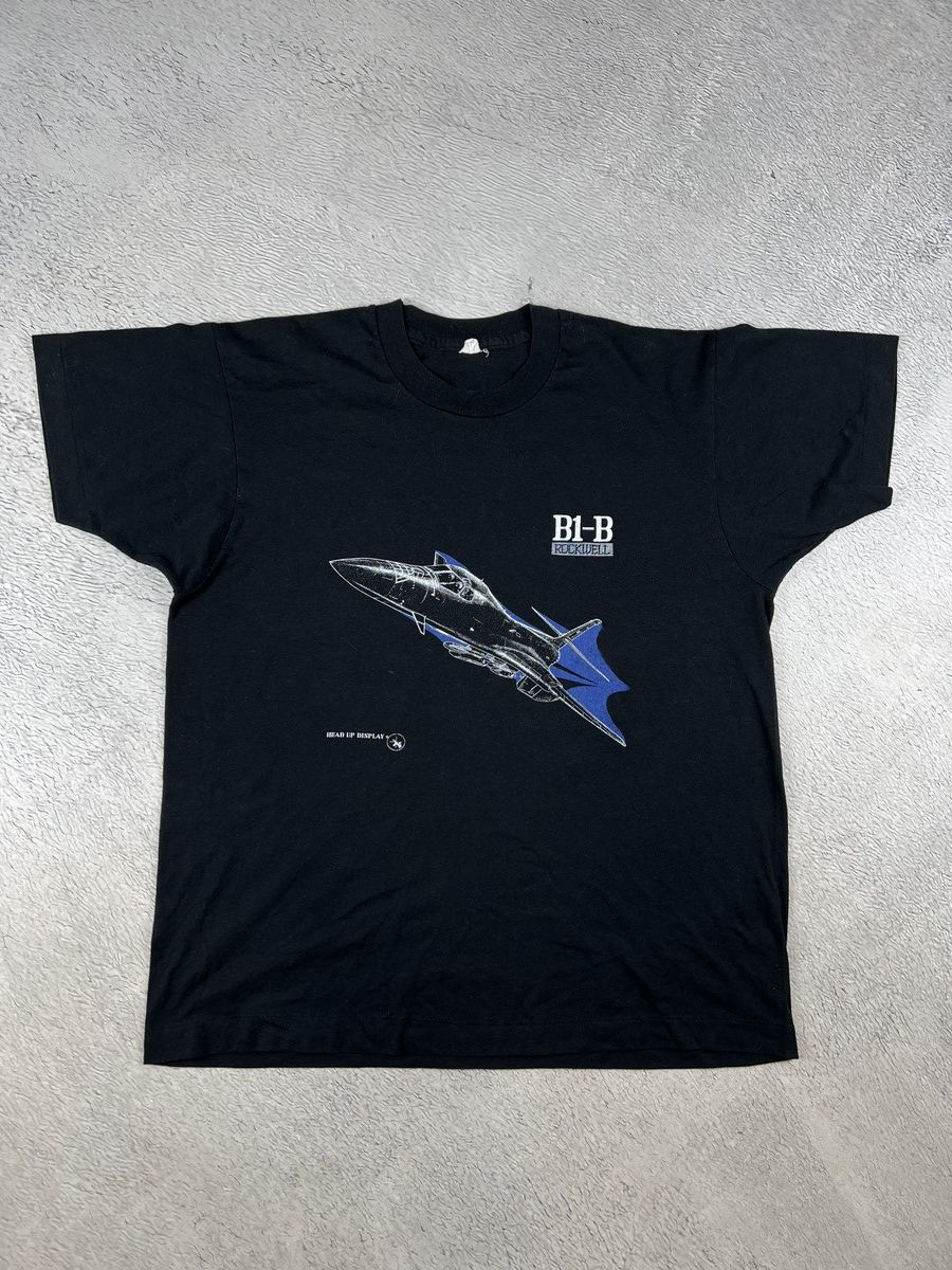 Band Tees × Japanese Brand × Vintage Vintage B1-B Rockwell 90s Single stitch T shirt Size US M / EU 48-50 / 2 - 1 Thumbnail