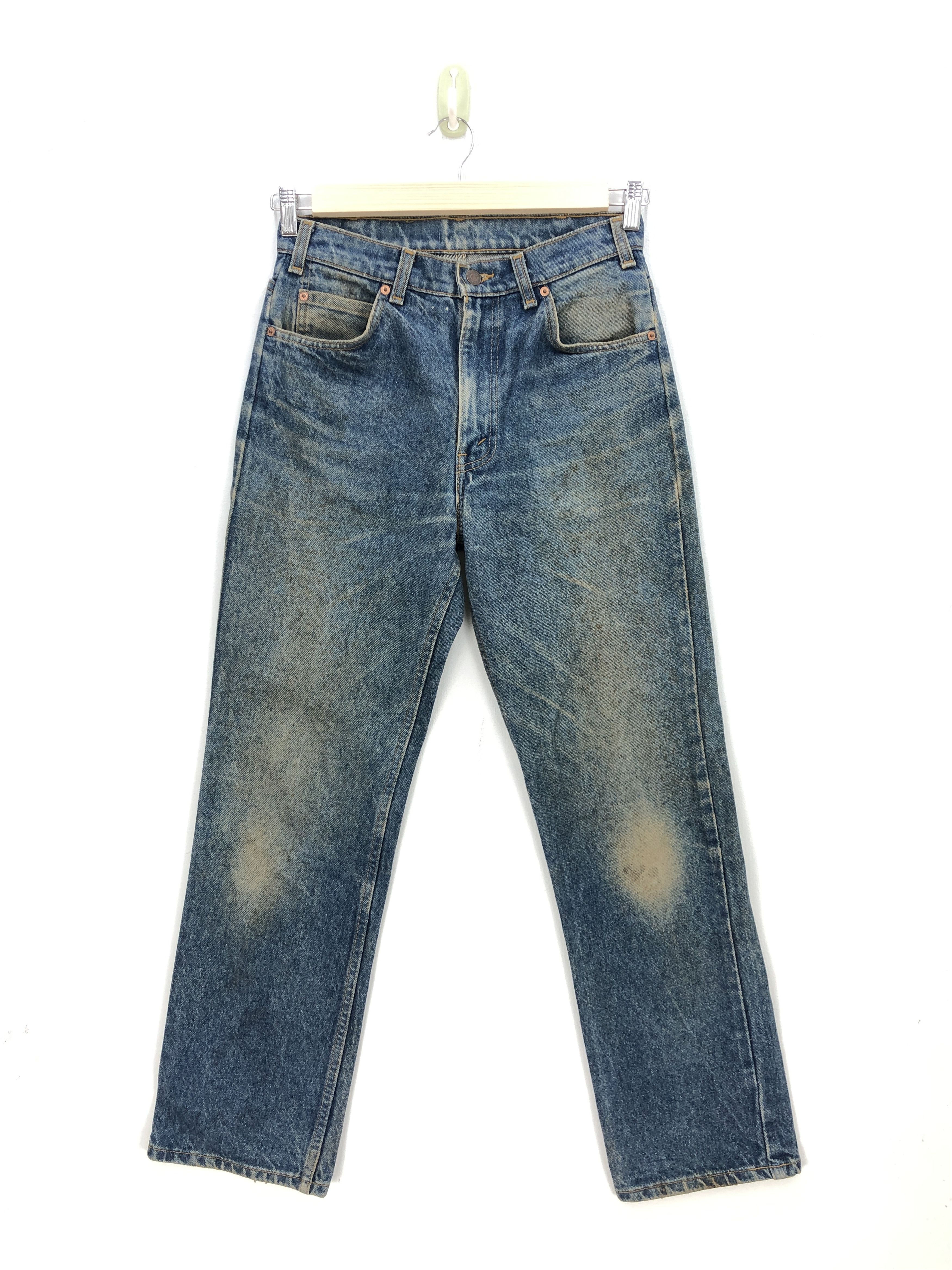 Levi's Vintage Levis Dirty Wash Jeans Levi's 619 Stonewash Denim Size 28" / US 6 / IT 42 - 1 Thumbnail