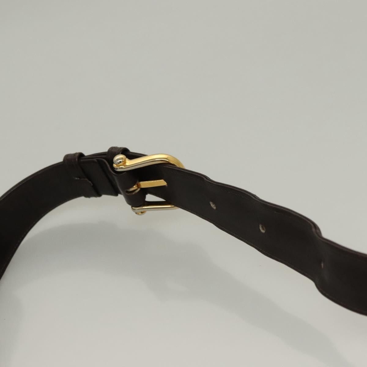 Celine CELINE Shoulder Bag Leather Brown Gold Size ONE SIZE - 8 Thumbnail
