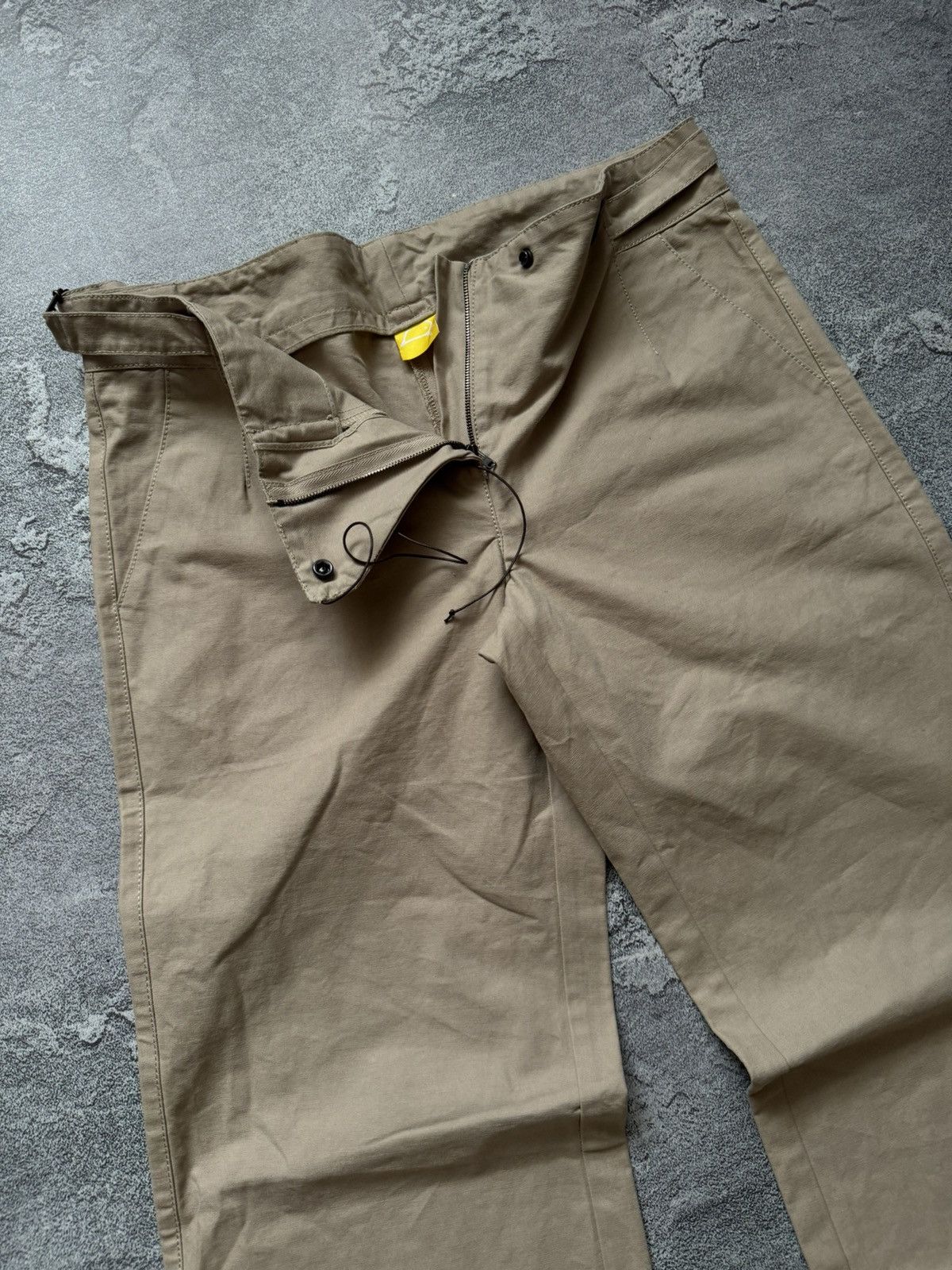 Mandarina Duck × Vintage Mandarina duck 🦆 46IT beige relaxed pant trouser chino Size 32" / US 10 / IT 46 - 3 Thumbnail