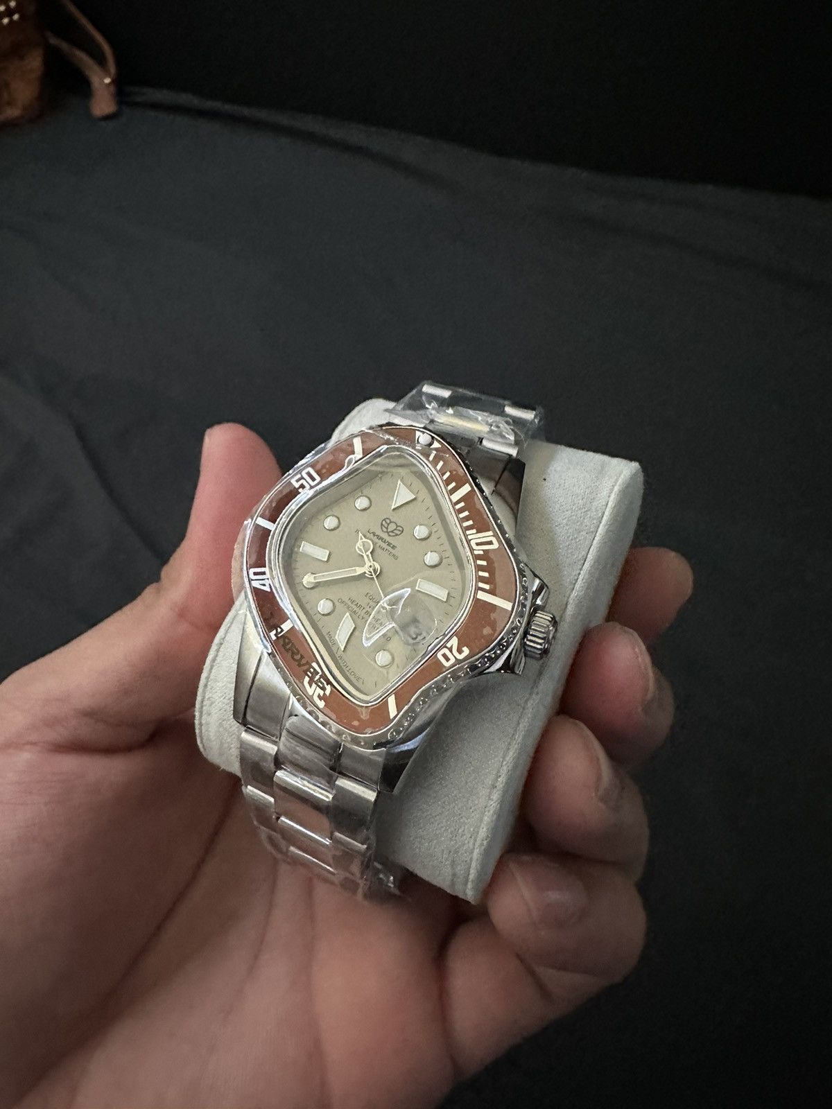 Kith × LAARVEE Laarvee x Kith exclusive watch Brown bezel/Cream dial Size ONE SIZE - 4 Thumbnail