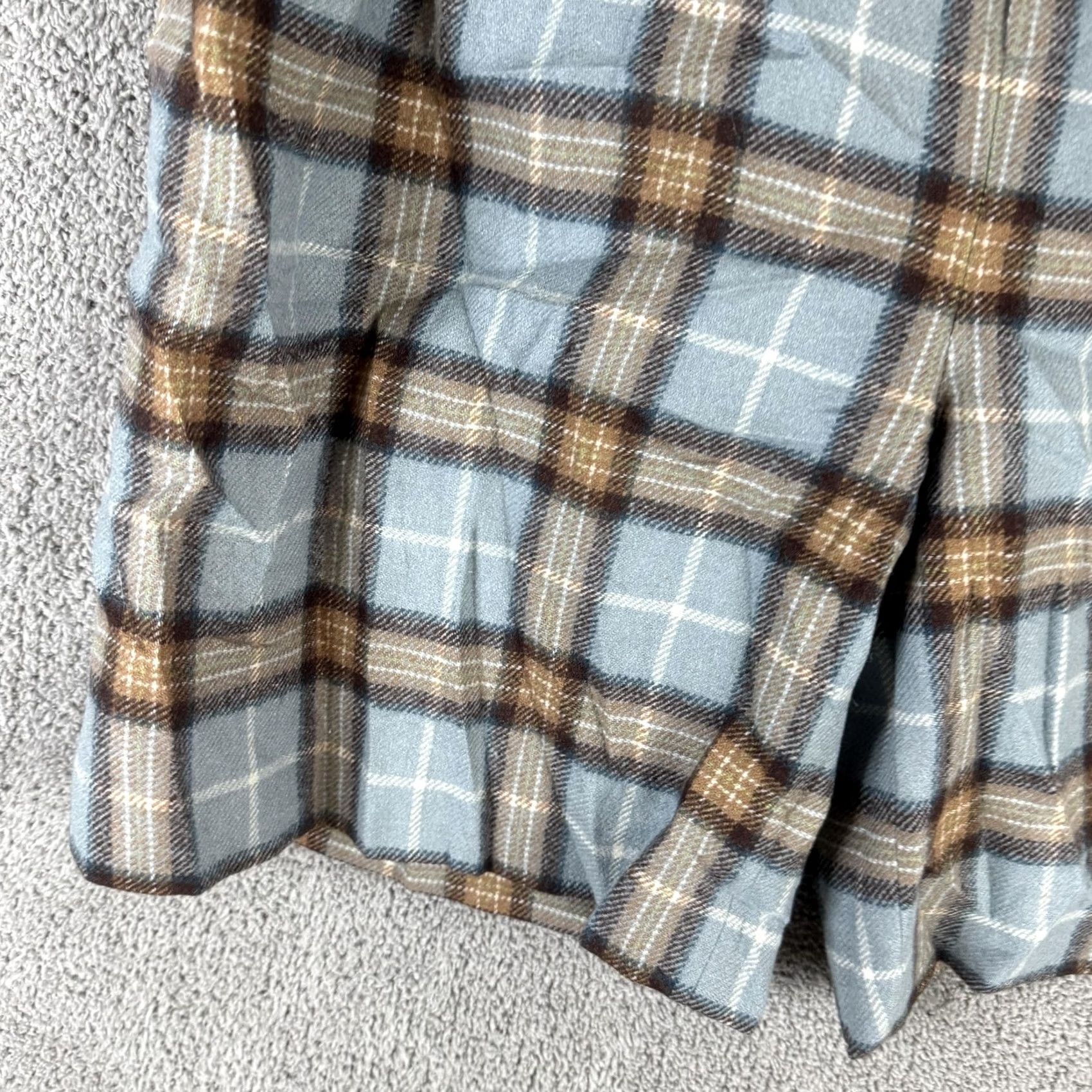 Vintage VINTAGE Cambridge Dry Goods Shorts Womens 10 Blue Plaid Wool Bermuda Pleated Size 32" / US 10 / IT 46 - 2 Thumbnail