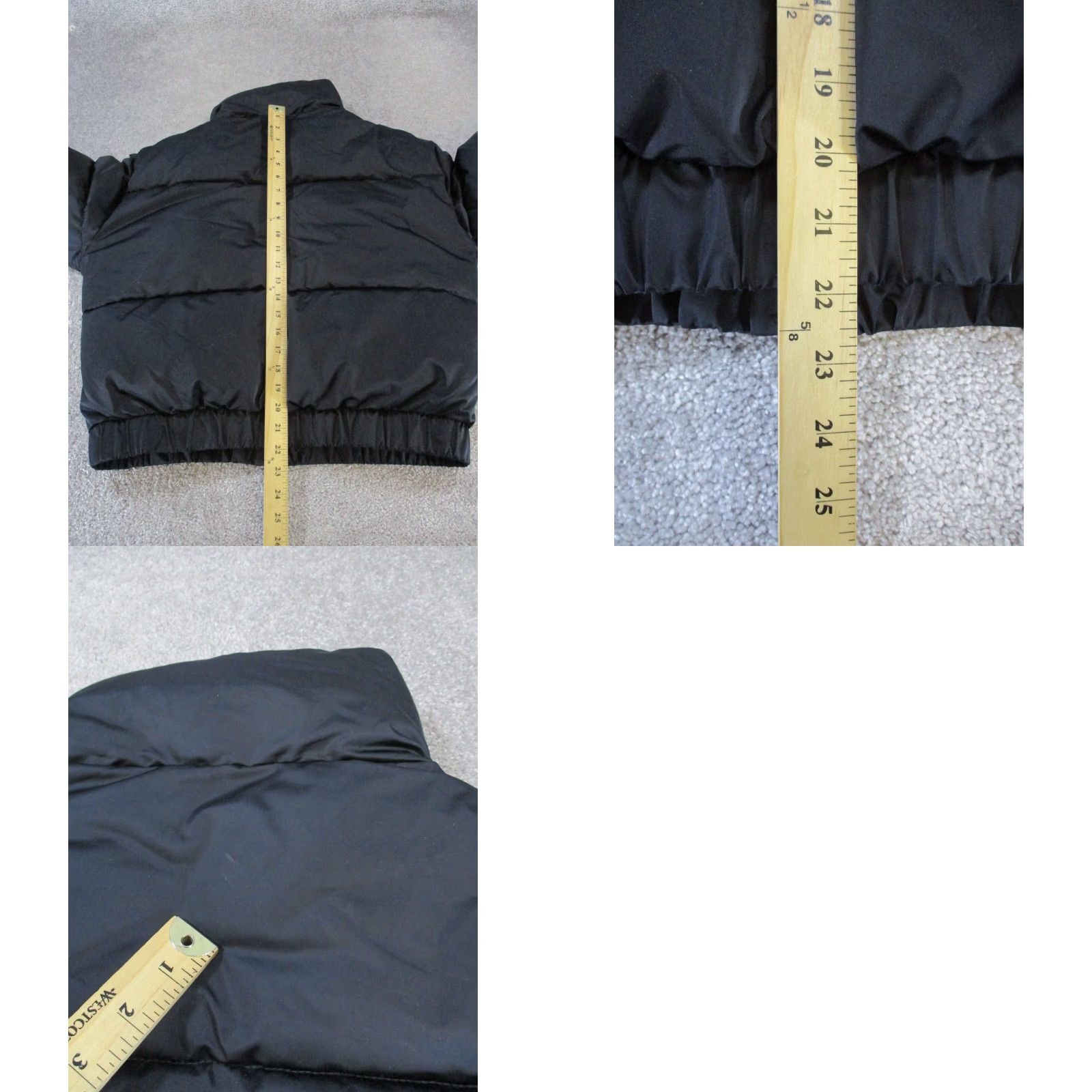 Vintage The A & F Ultra Collection Jacket Womens M Black Water Resistant Short Puffer Jacket Mens Womens (adjusted to gender) Size M / US 6-8 / IT 42-44 - 8 Thumbnail