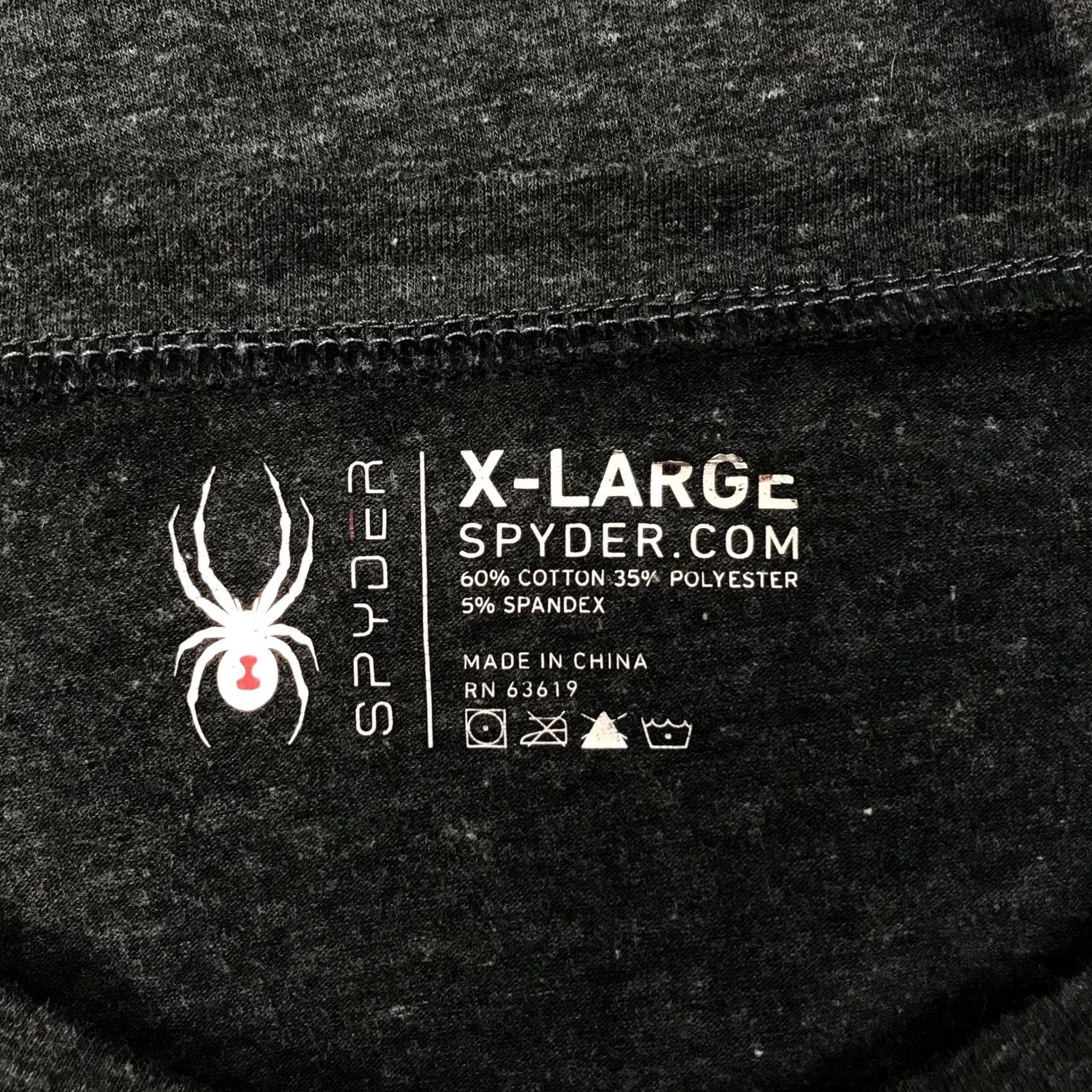 Spyder Spyder Designer Casual Active Men's Running Training Loungewear T Shirt XL Gray Shirt Size US XL / EU 56 / 4 - 2 Thumbnail