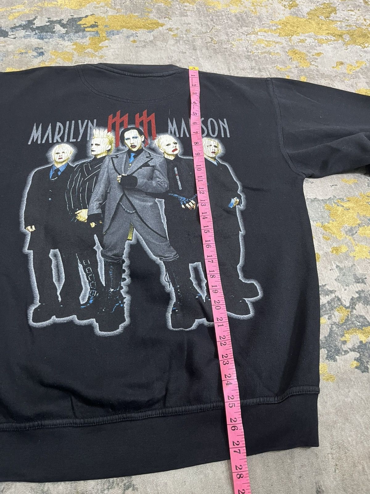 Vintage Marilyn Manson Pull Over Sweatshirt Size US M / EU 48-50 / 2 - 8 Thumbnail