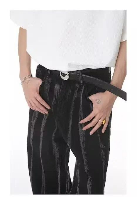 Japanese Brand × Jean Black Tie dyed jeans Size US 33 - 2 Thumbnail