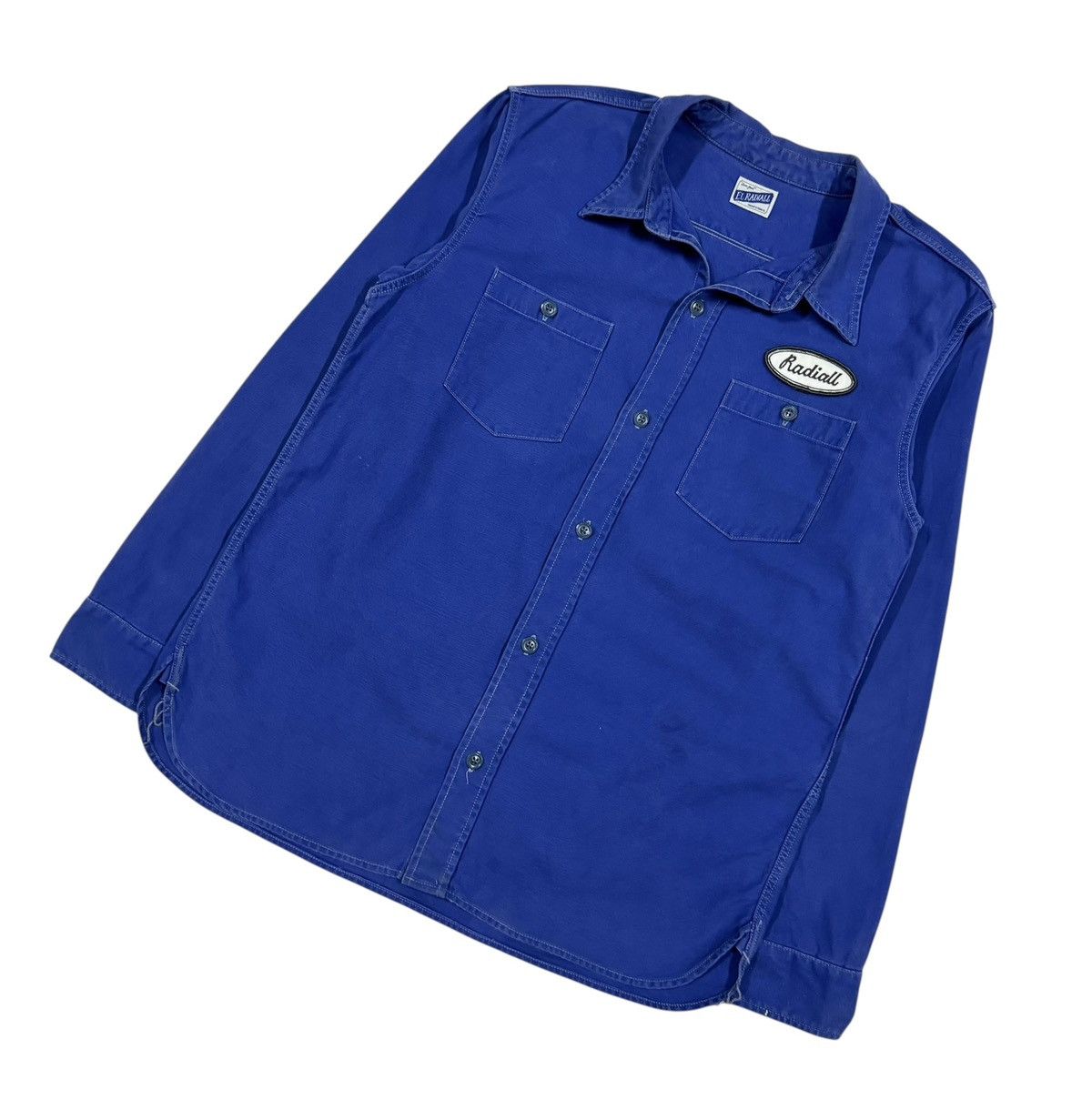 Toyo Enterprises El Radial Purple Moon Chambray Button Ups Made In Japan Size US M / EU 48-50 / 2 - 6 Thumbnail