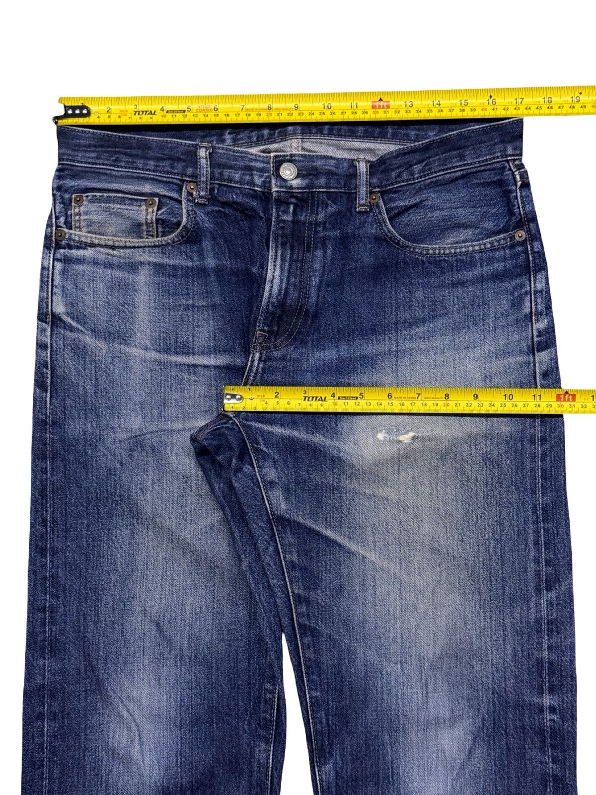 Uniqlo Vintage Uniqlo Japanese Selvedge Denim Jeans | W34 Size US 34 / EU 50 - 15 Thumbnail
