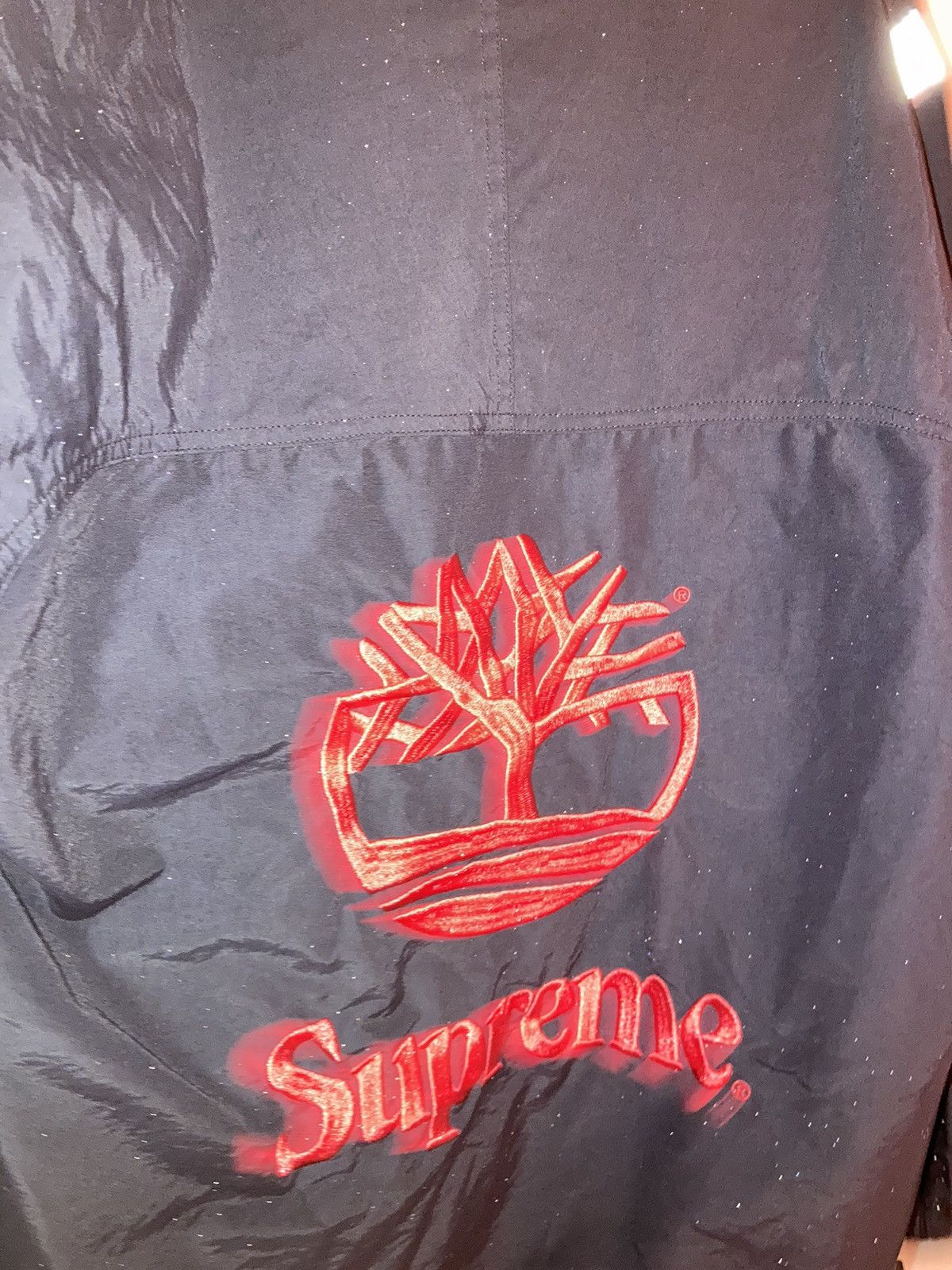 Supreme × Timberland Supreme Timberland Reflective Taping Anorak Size US M / EU 48-50 / 2 - 8 Thumbnail