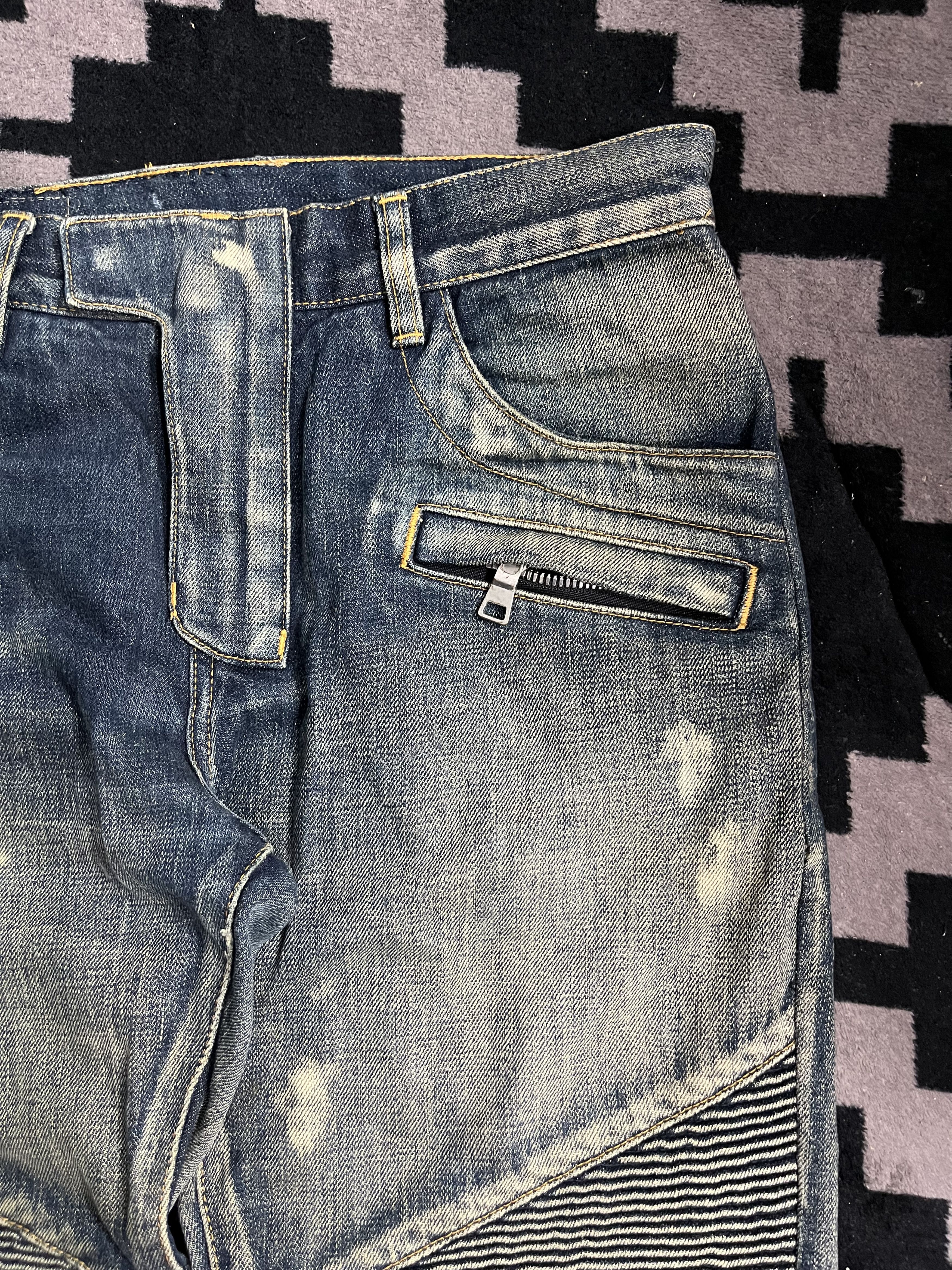 Balmain Balmain decarnin era biker jeans Size US 32 / EU 48 - 4 Thumbnail