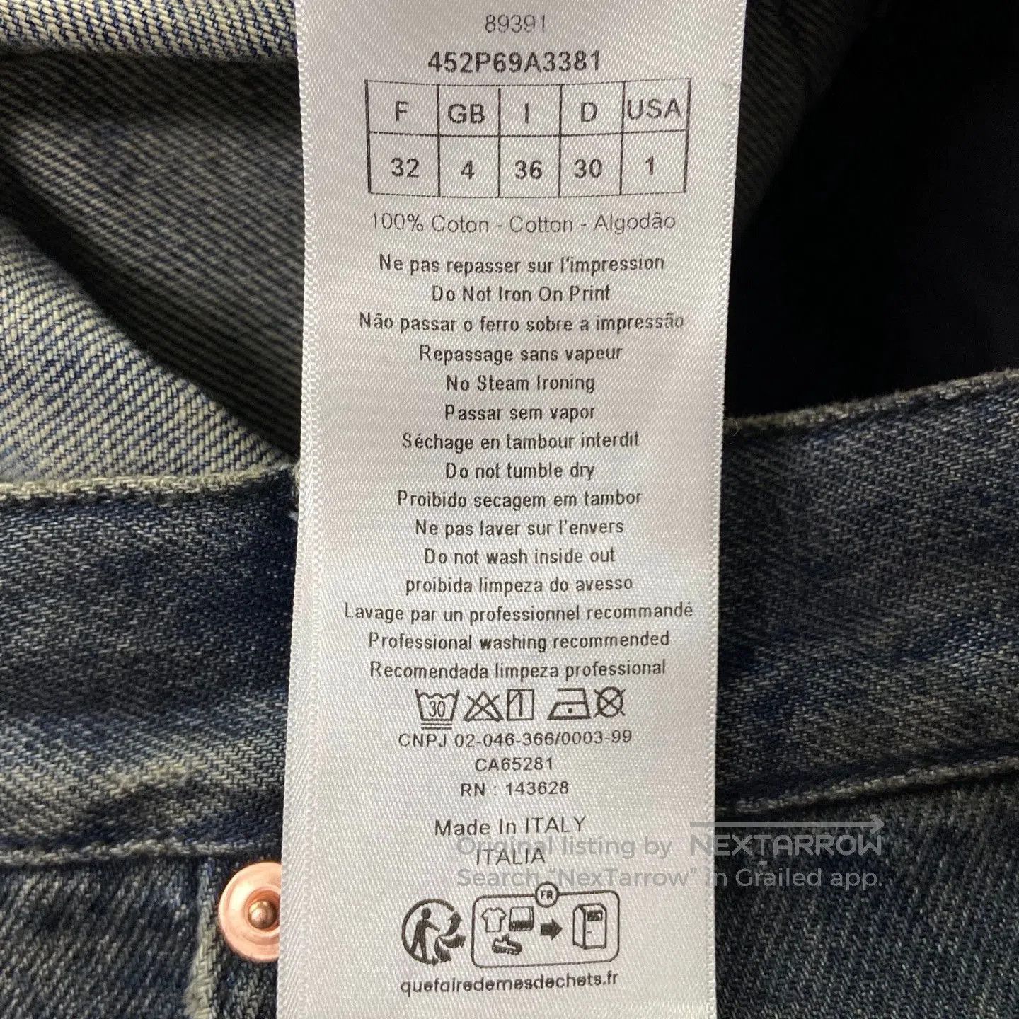 Dior dior new print denim pants size 32. Size US 32 / EU 48 - 5 Thumbnail