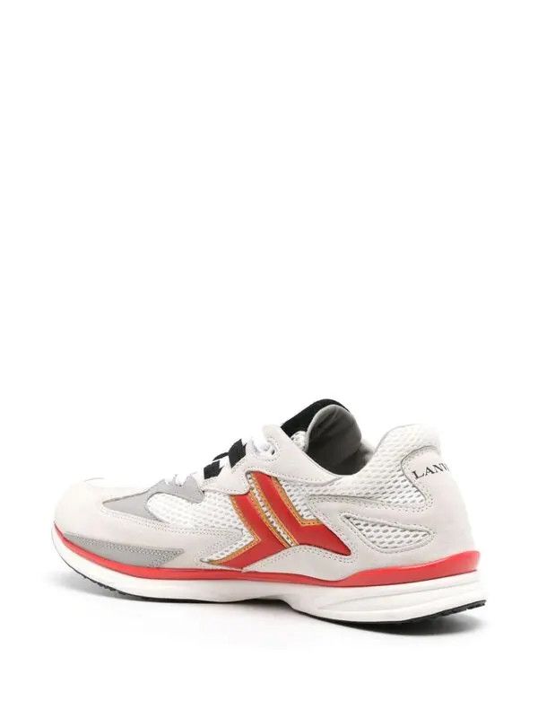 Lanvin oc11z0526 Lace-up Suede Sneakers in White Size US 9.5 / EU 42-43 - 3 Thumbnail