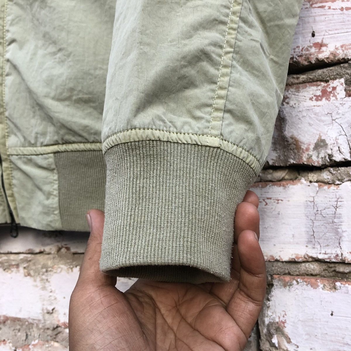 C.P. Company Vintage C.P. Company Light Green Chrome Bomber Jacket Size US L / EU 52-54 / 3 - 9 Thumbnail