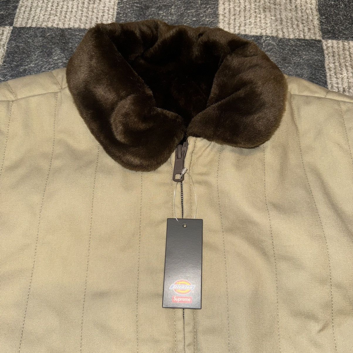 Dickies × Supreme Supreme x Dickies Reversible Quilted Faux Fur Work Jacket Size US M / EU 48-50 / 2 - 8 Thumbnail