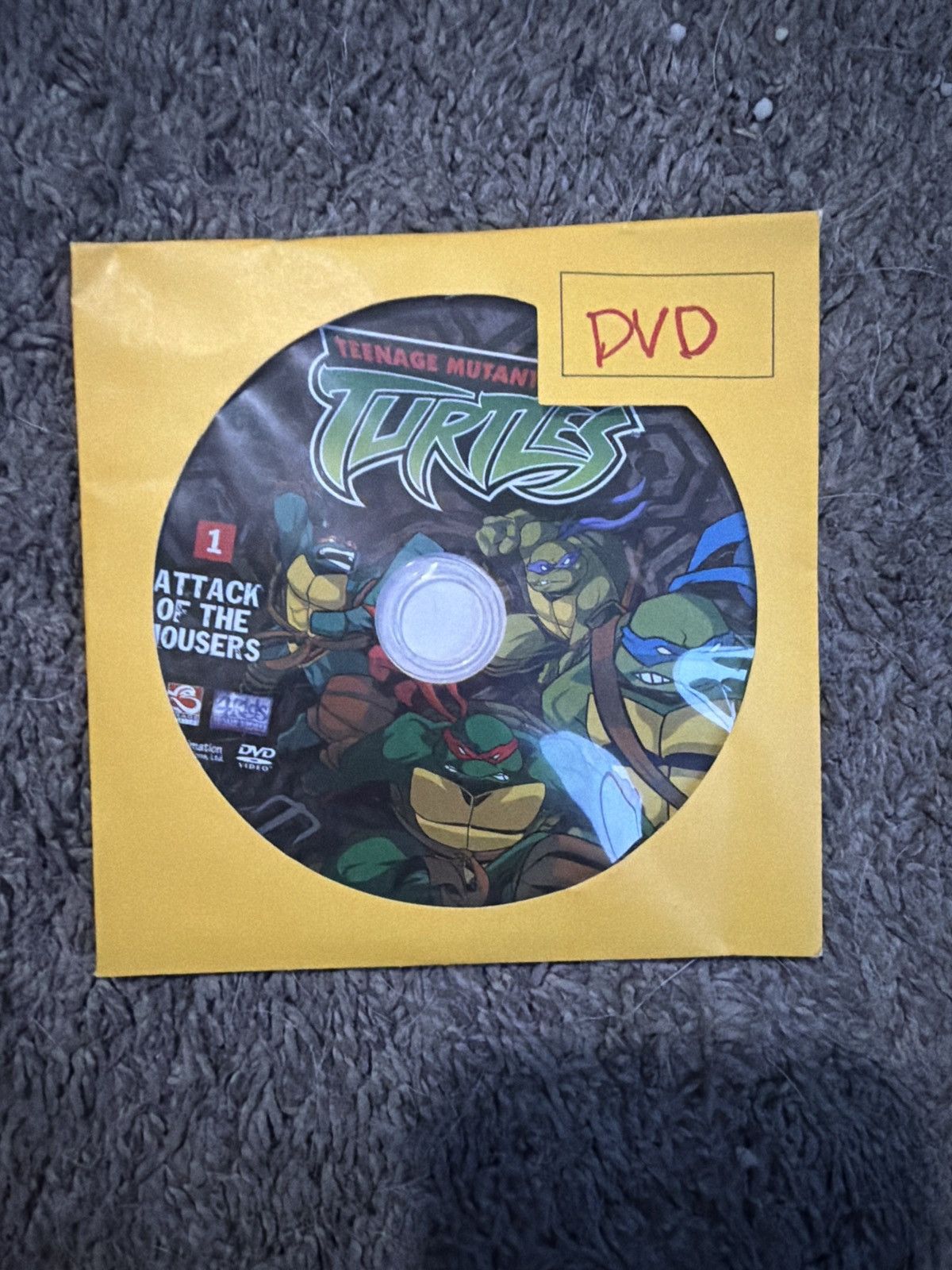Vintage Teenage Mutant Ninja Turtles 1 Attack Of The Mousers (DVD) Size ONE SIZE - 3 Thumbnail