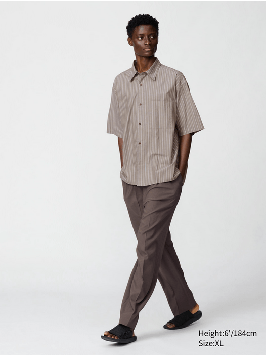 Japanese Brand Uniqlo:C BROADCLOTH OVERSIZED SHORT SLEEVE SHIRT Size US XL / EU 56 / 4 - 3 Thumbnail