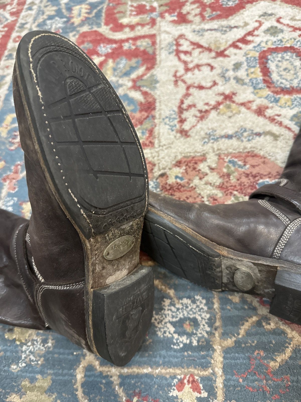Paul Smith Triumph by Paul Smith motorcycle boots Size US 8 / EU 41 - 7 Thumbnail
