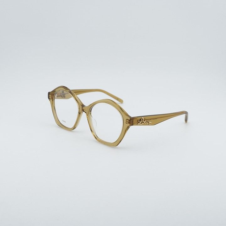 Loewe Loewe LW50053I 096 Eyeglasses Glossy Green 51mm Geometric Size ONE SIZE - 1 Thumbnail