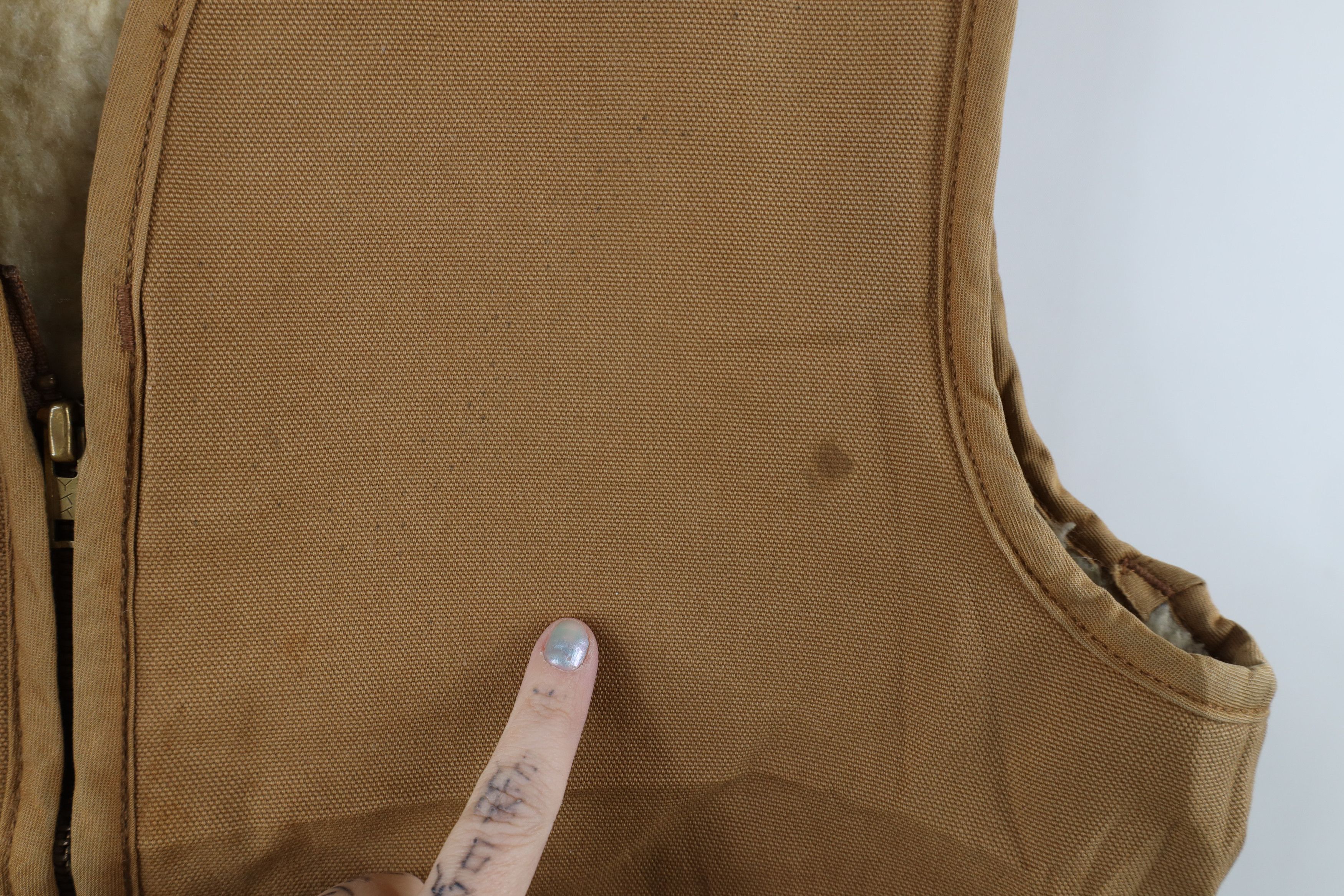 Carhartt × Vintage Vintage 80s Carhartt Fleece Lined Canvas Vest Jacket USA Size US M / EU 48-50 / 2 - 5 Thumbnail