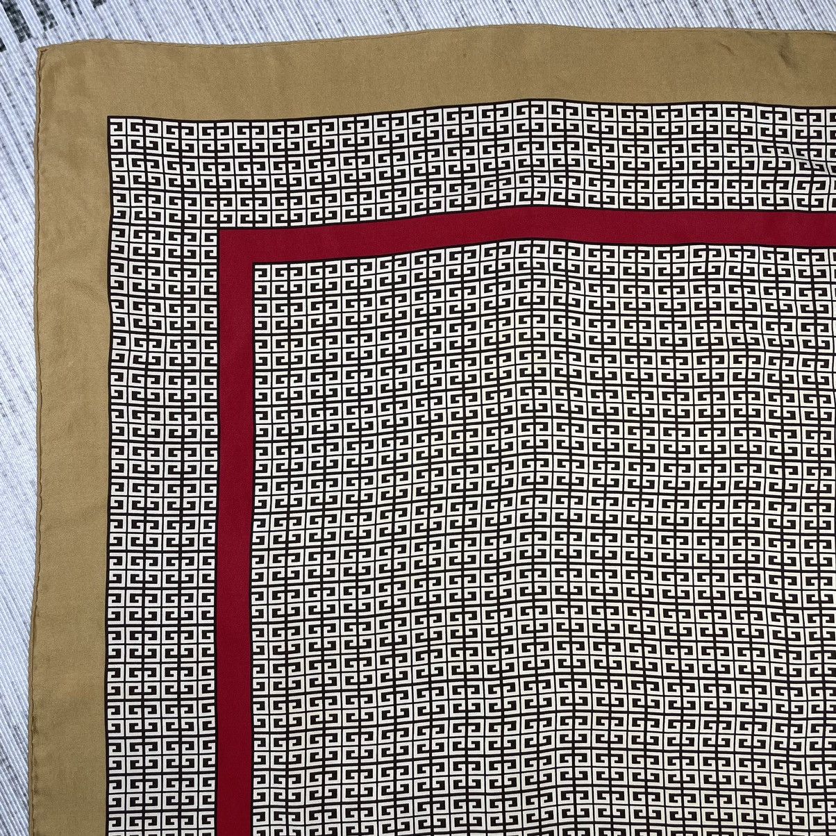 Givenchy Vintage Givenchy Monogram Silk Scarf Size ONE SIZE - 5 Thumbnail