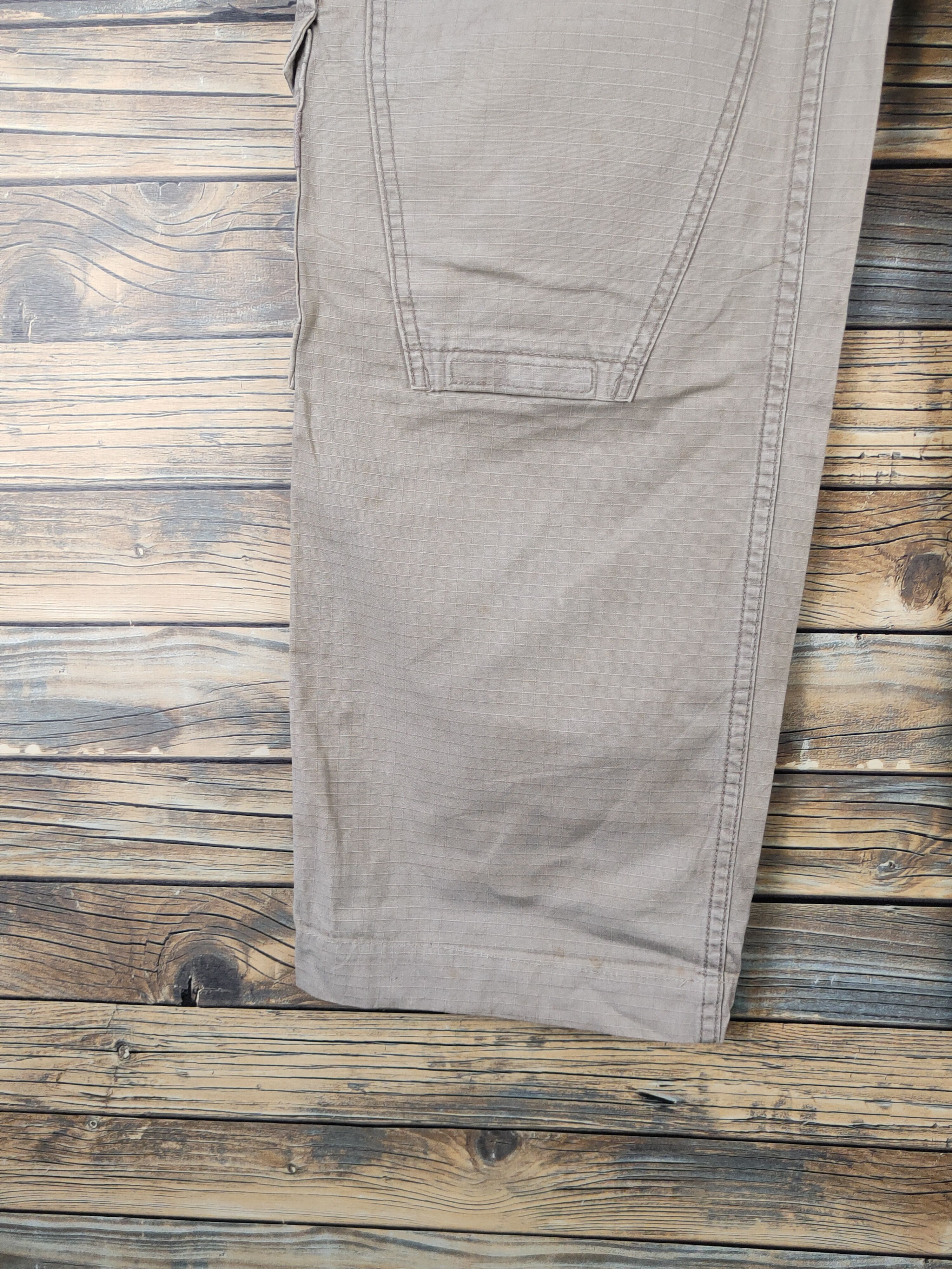 Alpha Industries DL Alpha Industries Beige Multipocket Cargo Pants #2370 Size US 36 / EU 52 - 4 Thumbnail
