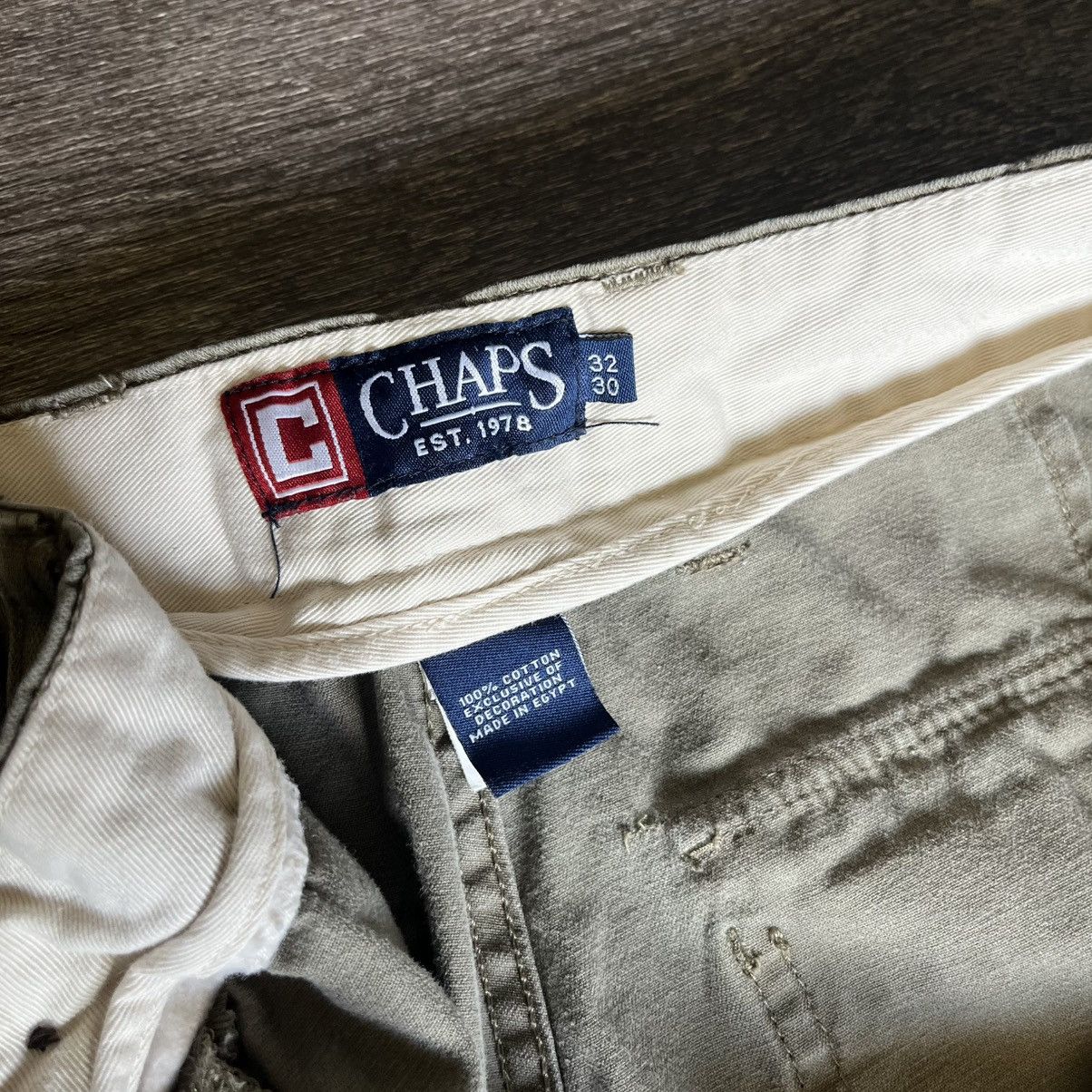 Chaps Ralph Lauren Vintage Chaps Ralph Lauren Olive Cargo Pocket Pants 32x30 Size US 32 / EU 48 - 9 Thumbnail