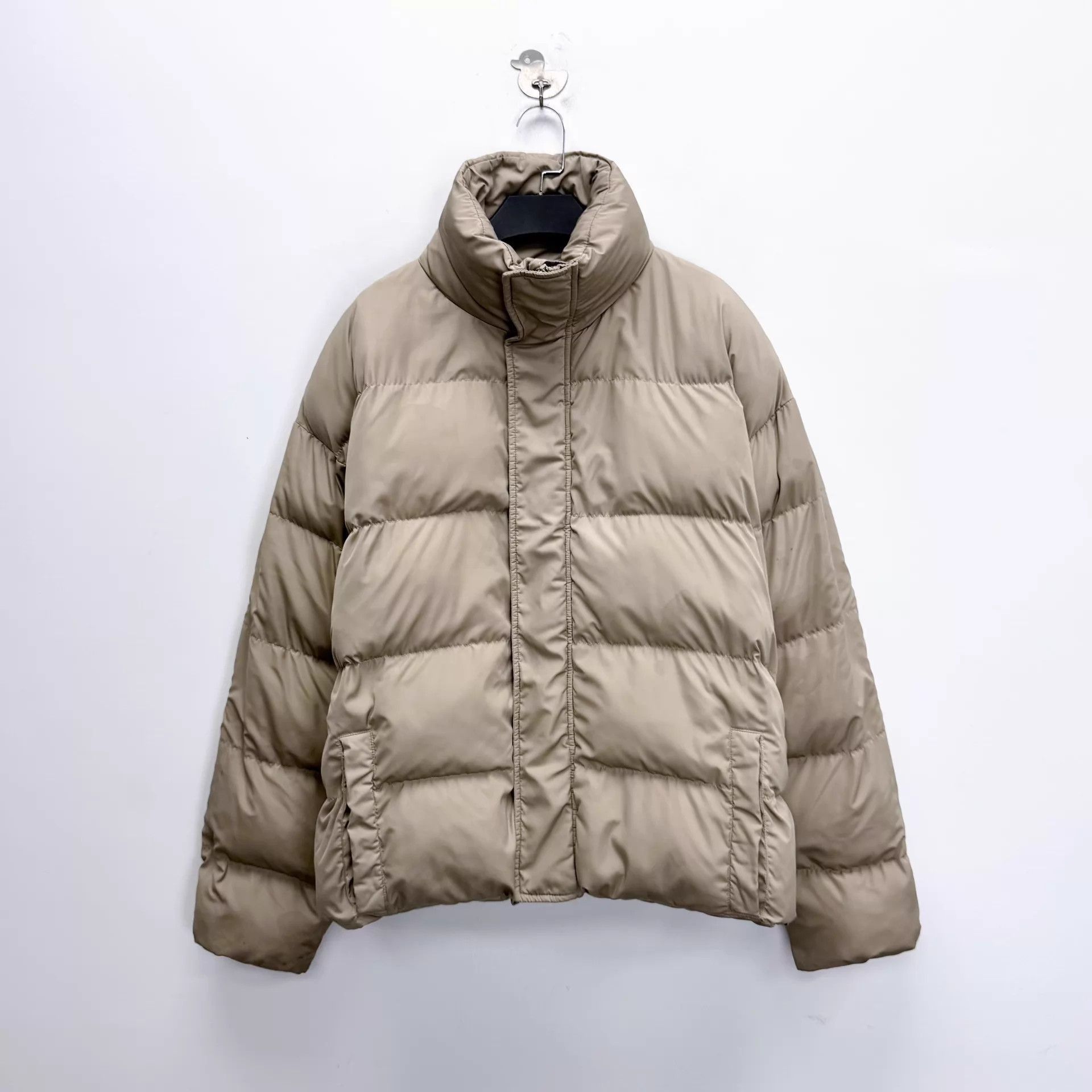 Balenciaga Beige Puffer Jacket - Size S Size US S / EU 44-46 / 1 - 1 Thumbnail