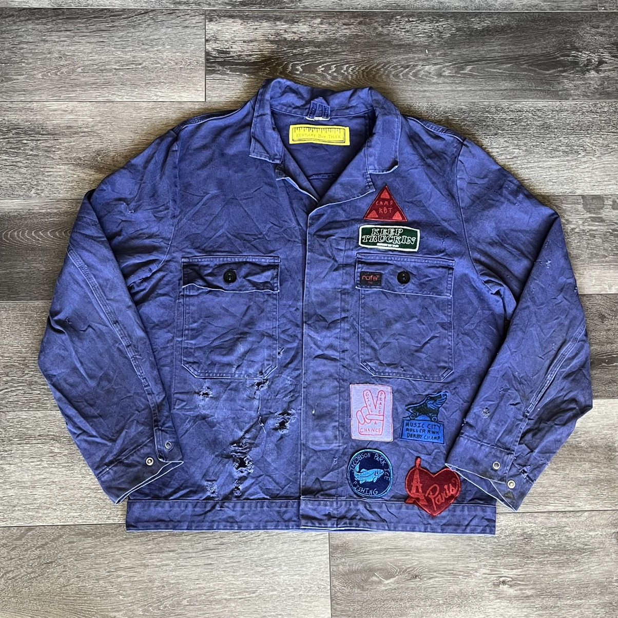 Kentucky Boy Tyler Kentucky Boy Tyler Patches Denim Jean Trucker Chore Jacket Size US L / EU 52-54 / 3 - 1 Thumbnail