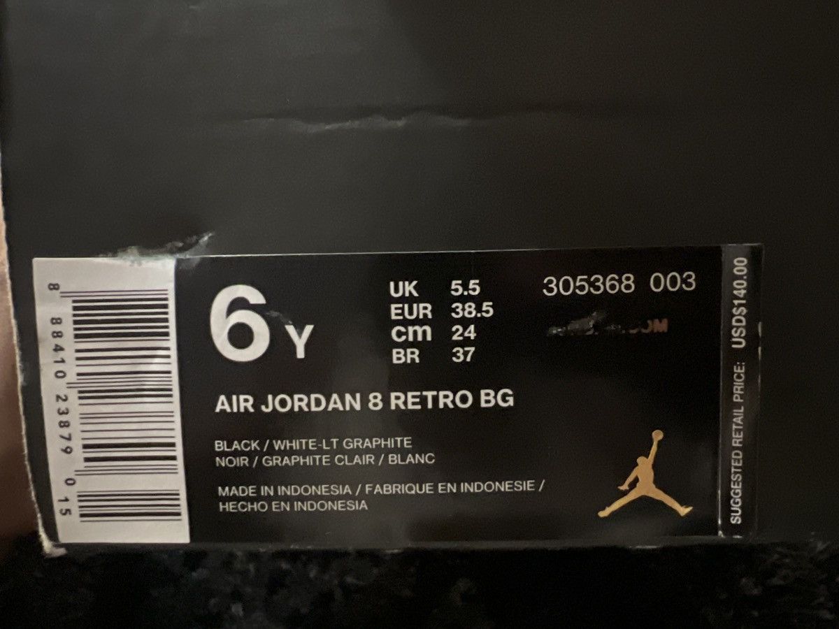 Jordan Brand Jordan 8 Retro “Chrome” 2015 Size US 6 / IT 36 - 3 Thumbnail