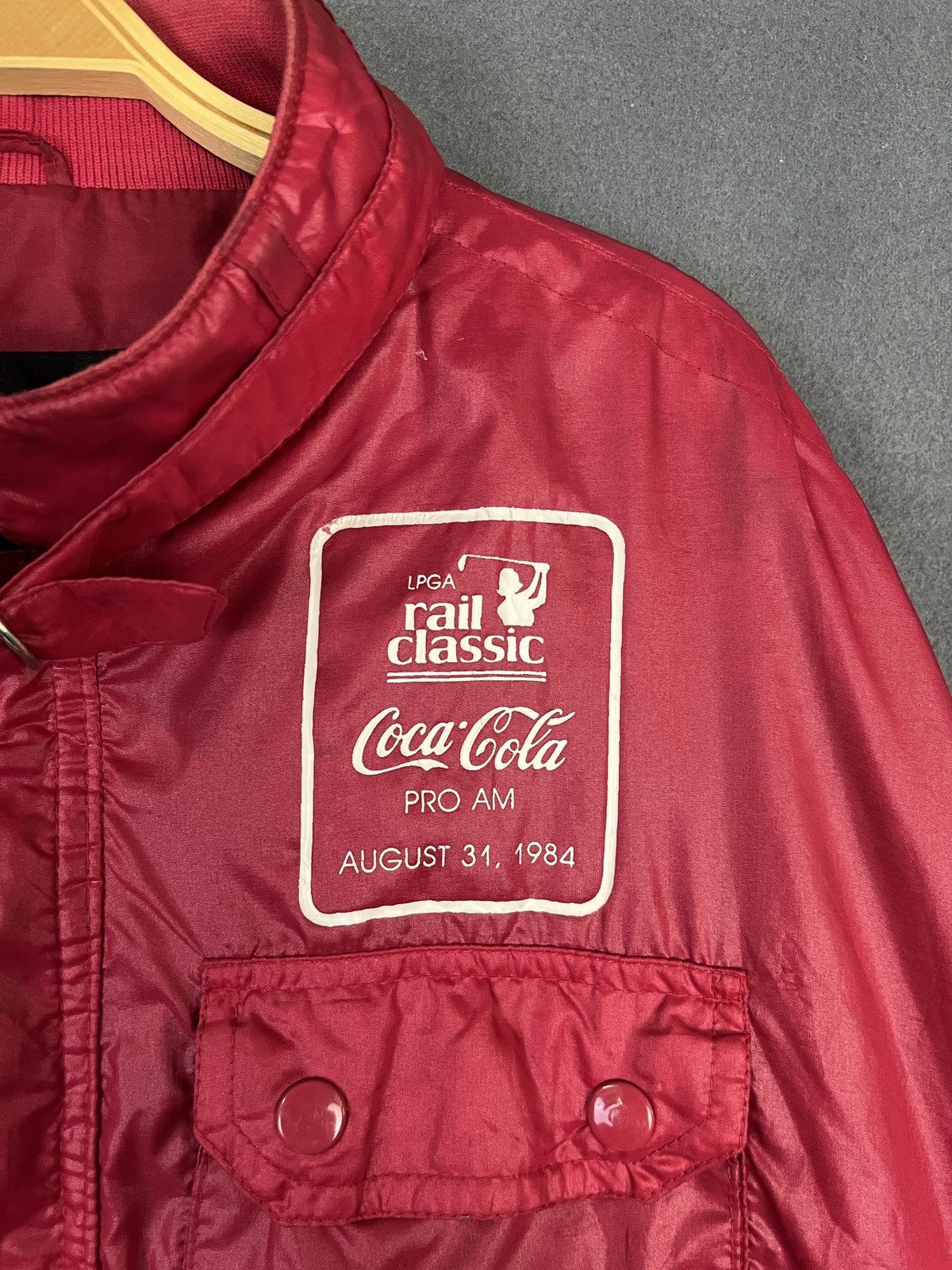Coca Cola × PGA Tour × Vintage LPGA Rail Classic 1984 Coca Cola Sponsorship Baggy Jacket Size XL / US 12-14 / IT 48-50 - 6 Thumbnail