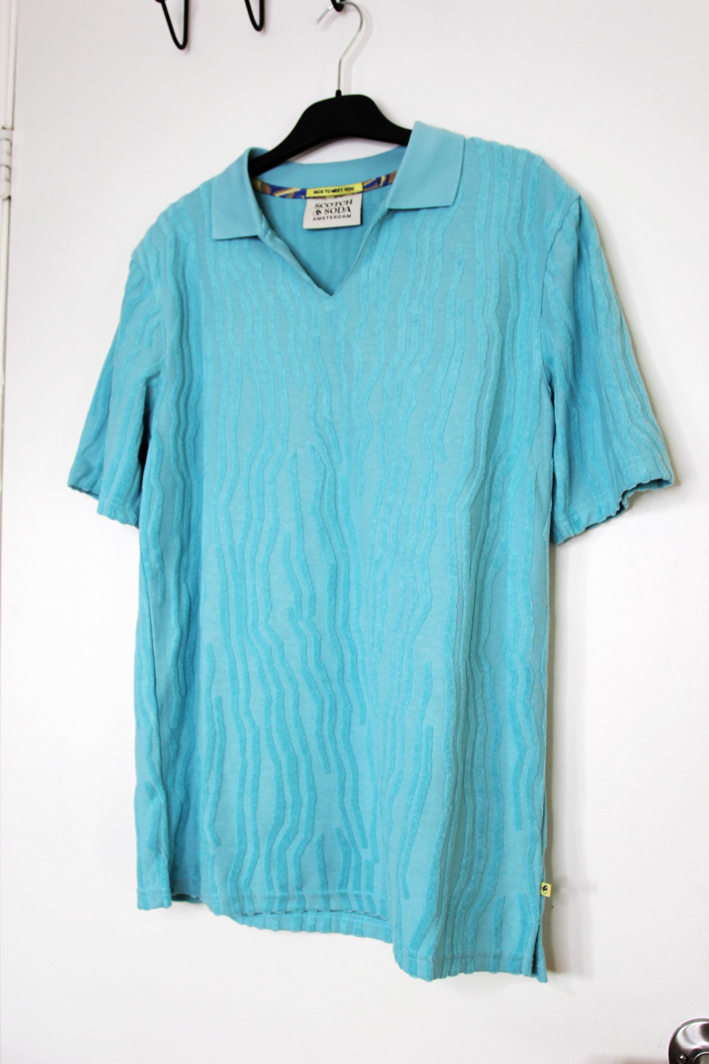 Scotch & Soda BNWT SS25 SCOTCH & SODA TERRY JOHNNY COLLAR POLO S Size US S / EU 44-46 / 1 - 5 Thumbnail