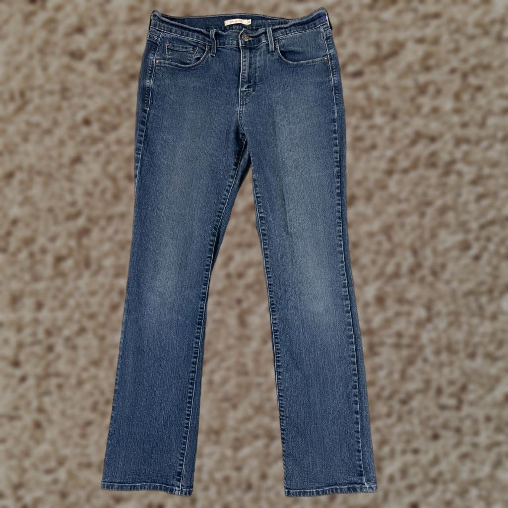 Levi's Levi's 505 Straight Fit Jeans Women’s Medium Wash Denim Cotton Casual Pant Size 10 Size 32" / US 10 / IT 46 - 1 Thumbnail