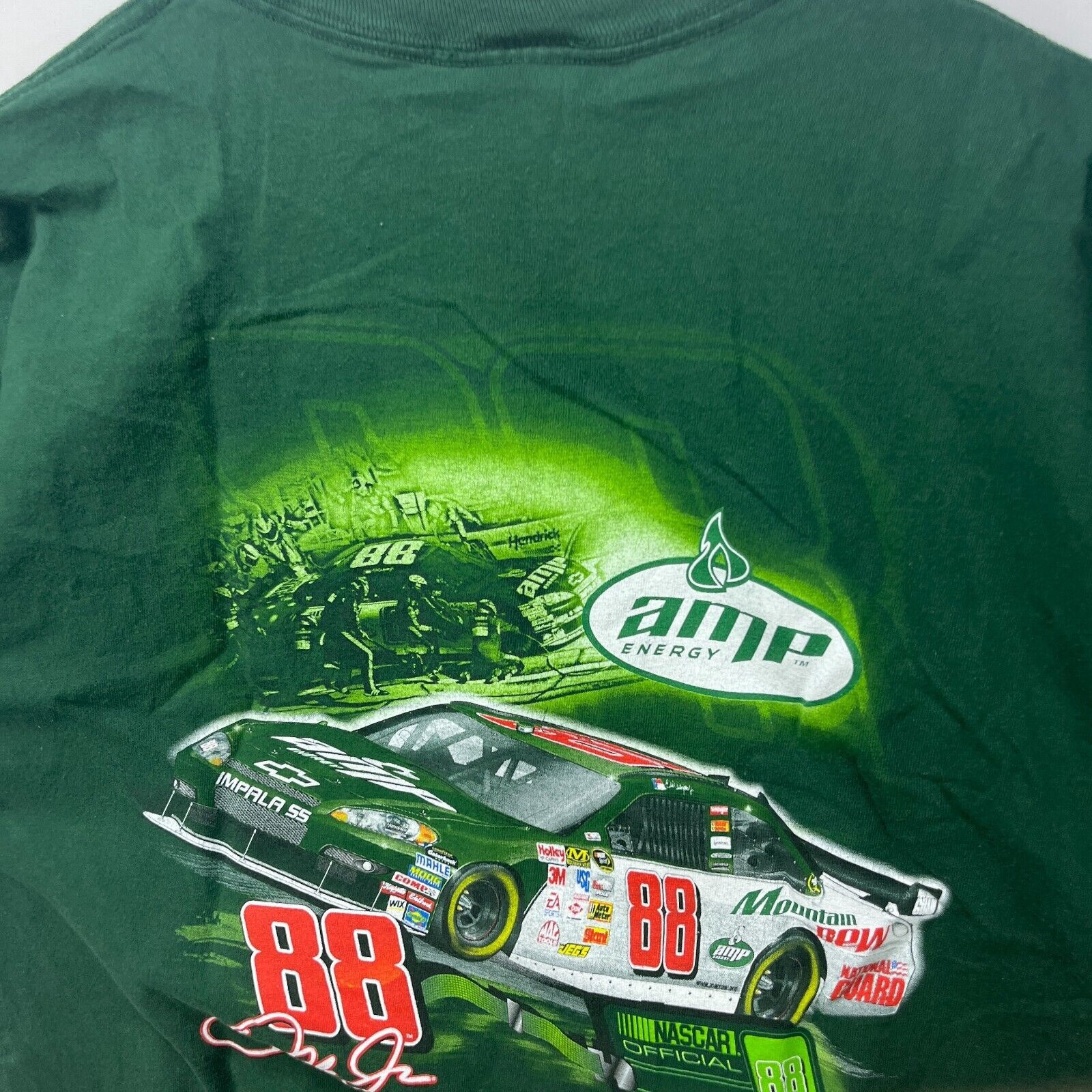 NASCAR × Vintage Vintage NASCAR Dale Junior 88 Amp Energy T-Shirt XL Size US XL / EU 56 / 4 - 6 Thumbnail