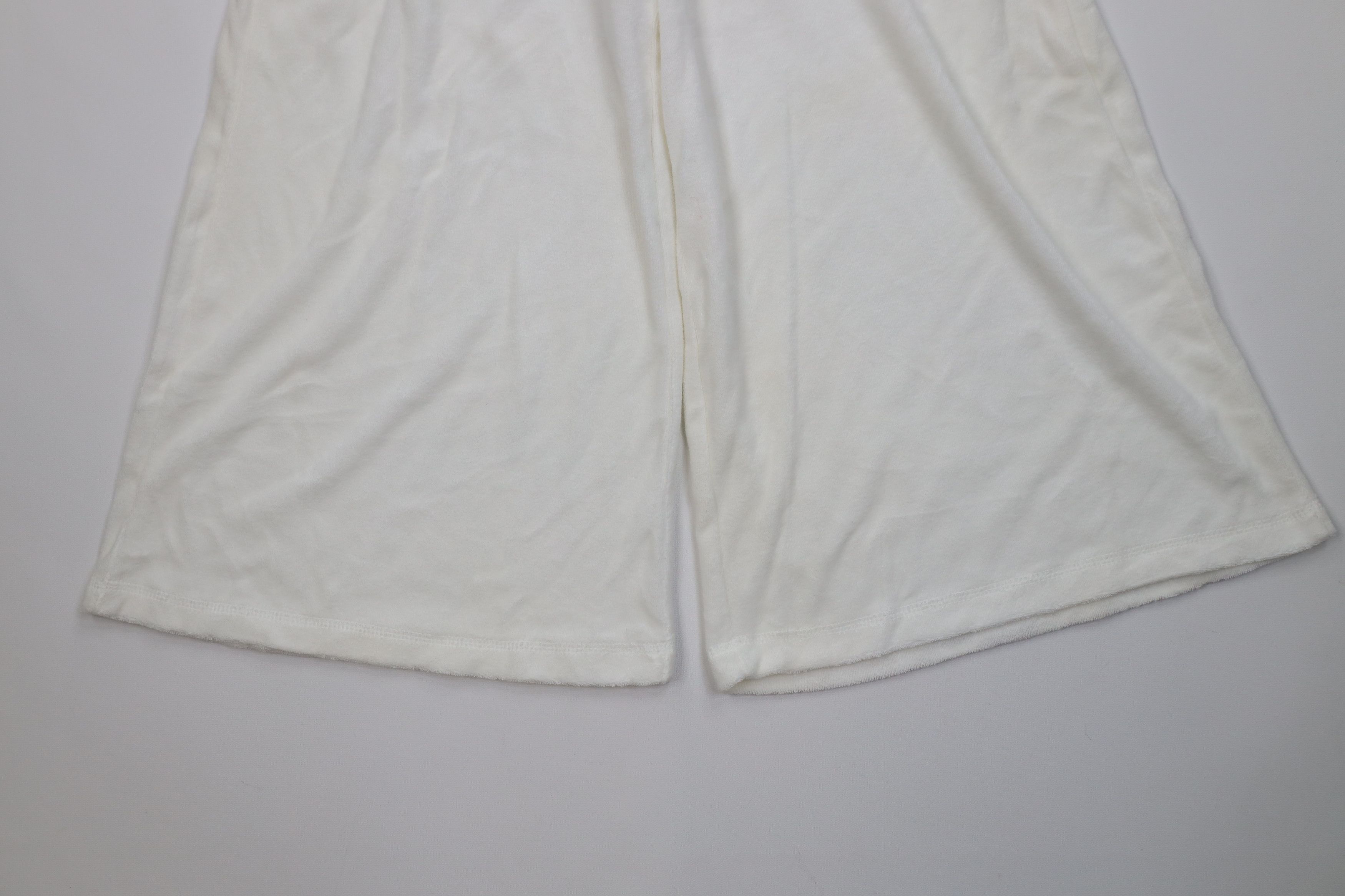 Vintage Vintage 90s Y2K Mossimo Surfing Terry Cloth Capris White Size 28" / US 6 / IT 42 - 4 Thumbnail
