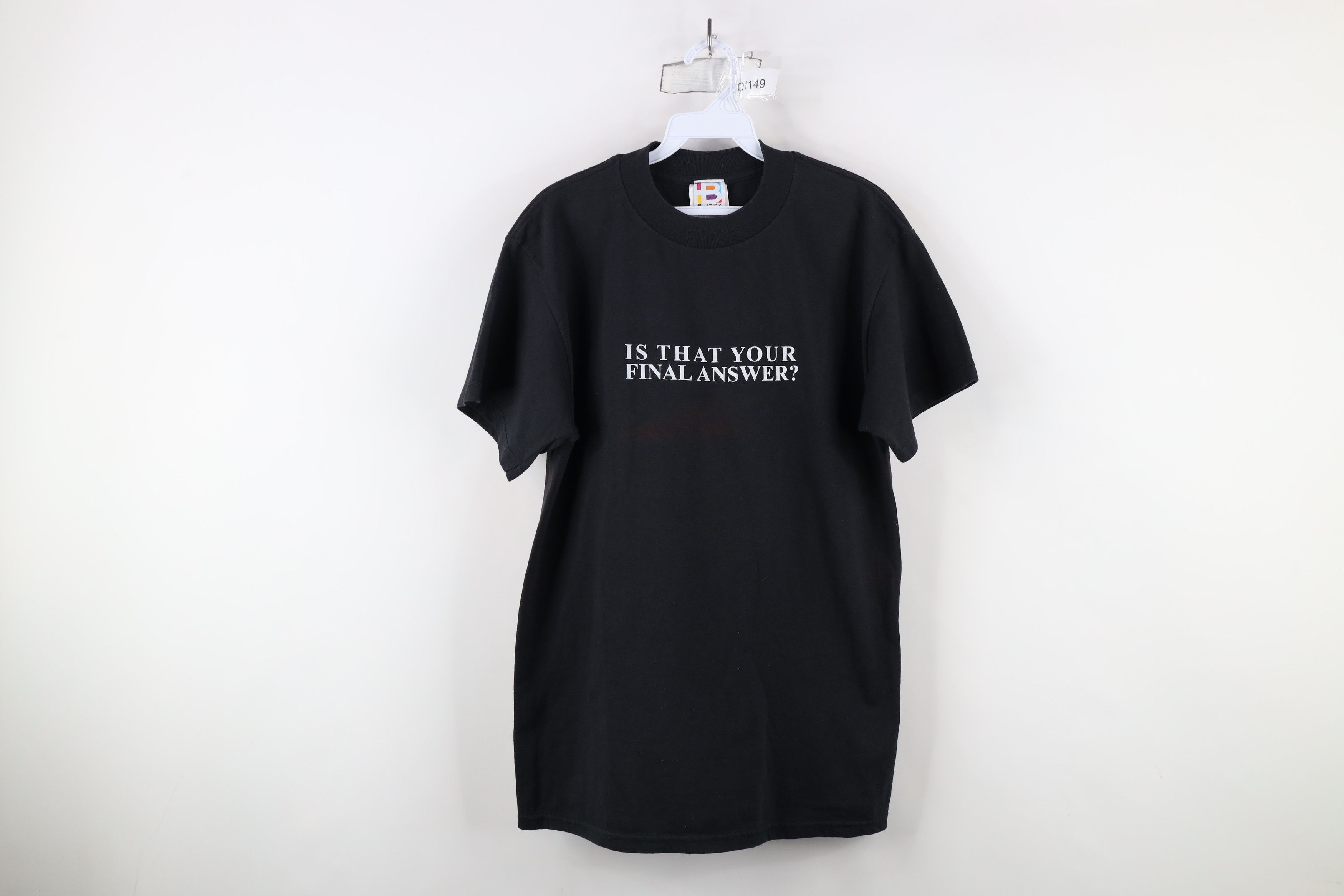 Vintage Vintage 90s A Millionaire Is That Your Final Answer T-Shirt Size US M / EU 48-50 / 2 - 1 Thumbnail