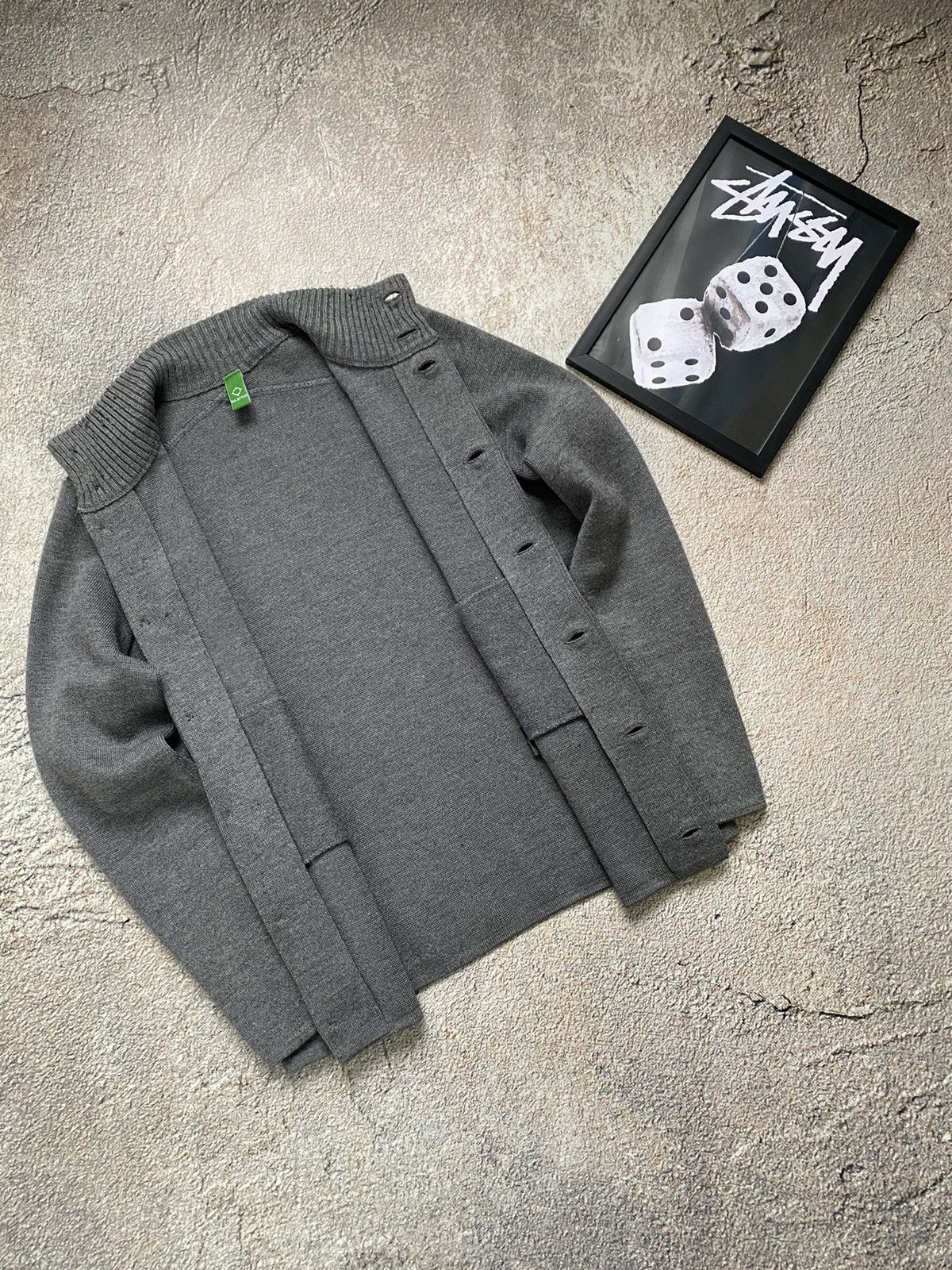 MA.STRUM × Massimo Osti × Vintage Vintage sweaters knite cardigan Ma.Strum Size US M / EU 48-50 / 2 - 7 Thumbnail