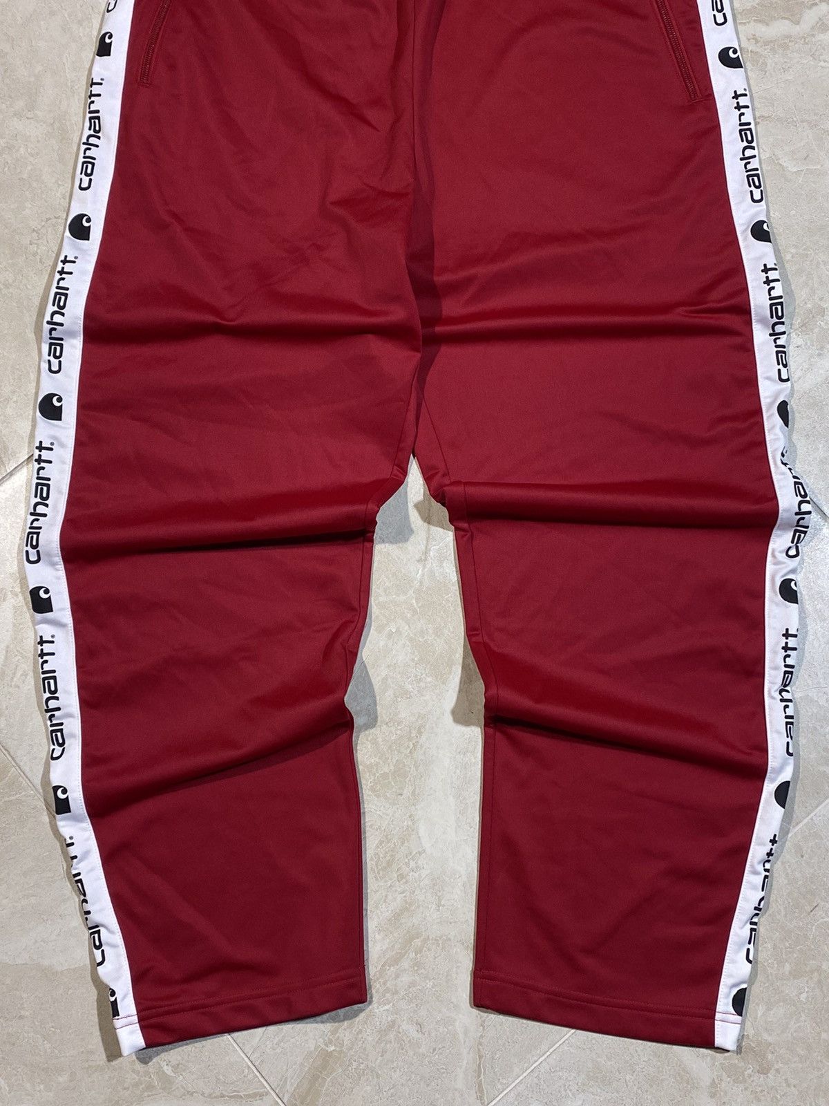 Carhartt Carhartt streetwear style hot red colour track pants Size US 36 / EU 52 - 5 Thumbnail