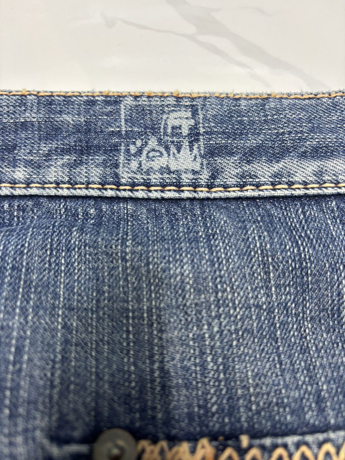 Japanese Brand × Yasuyuki Ishii × Yoshiyuki Konishi BAGGY JEANS KOBI ITAKURA STITCHING DENIM DISTRESS JEANS Size US 32 / EU 48 - 11 Thumbnail