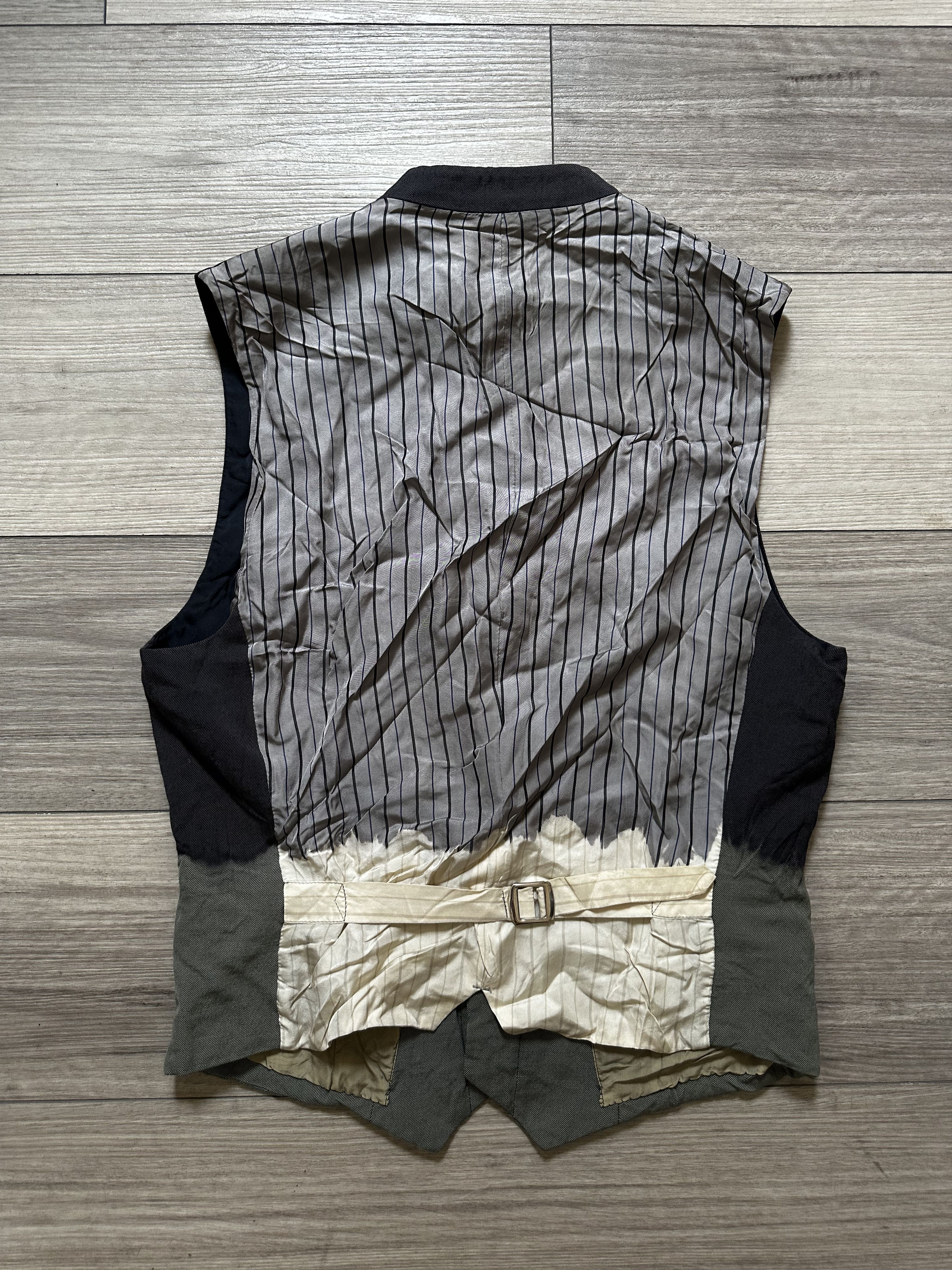 Comme des Garcons COMME des GARÇONS AD 1993 Two Tone Vest Size US M / EU 48-50 / 2 - 4 Thumbnail